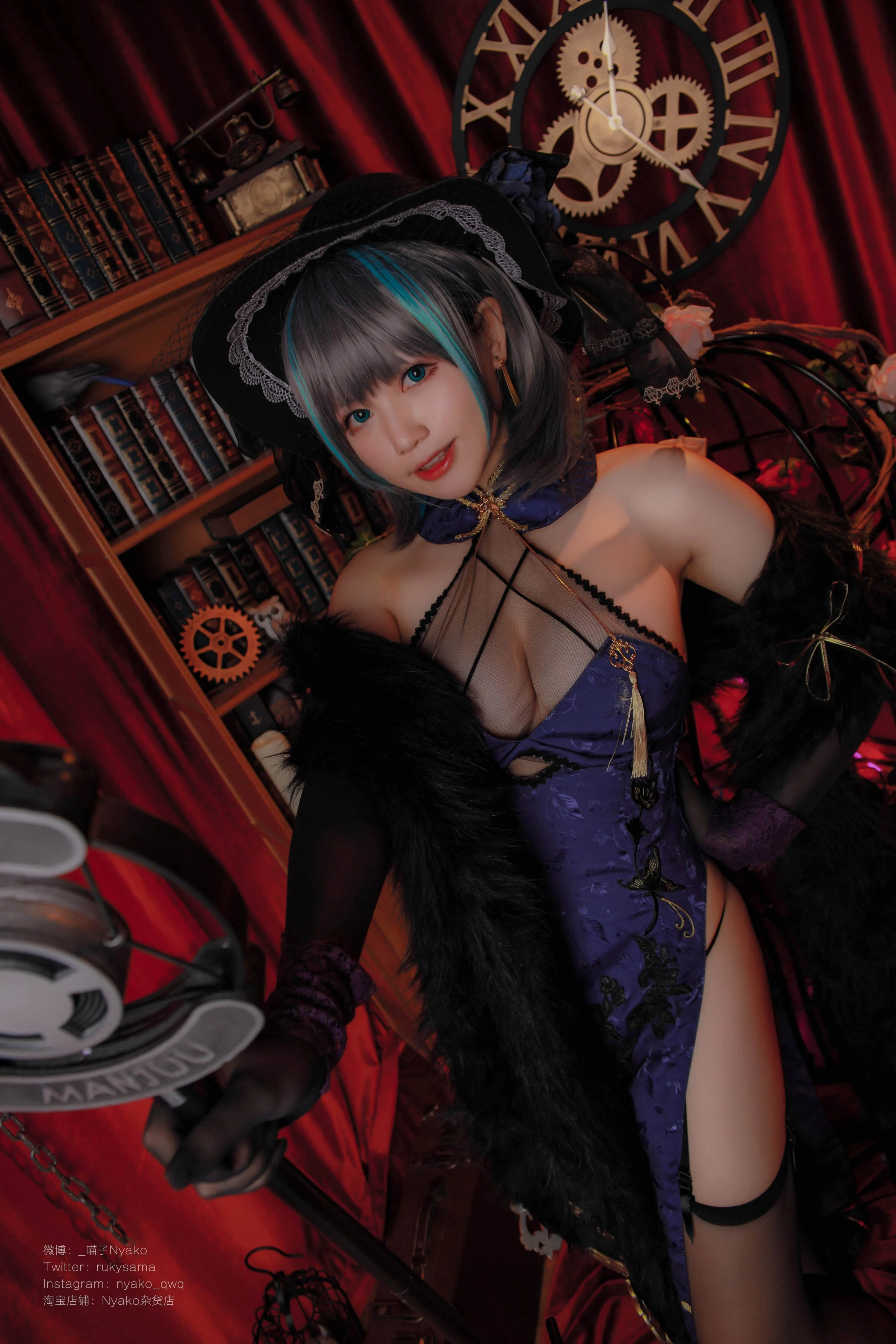 Đọc truyện hentai Tuyển tập Albums siêu phẩm Cosplay - Chap 808 - Nyako - Cheshire Cheongsam