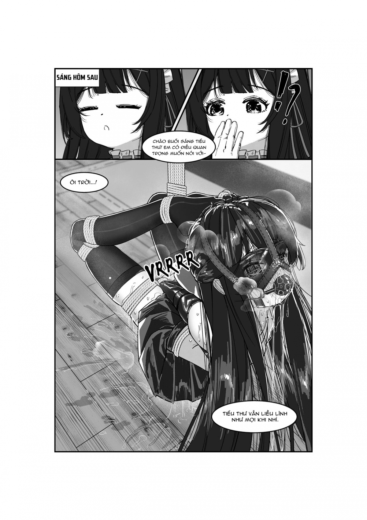 Đọc truyện hentai Cô tiểu thư thử nghiệm ma pháp trói buộc lên người và cái kết - Oneshot