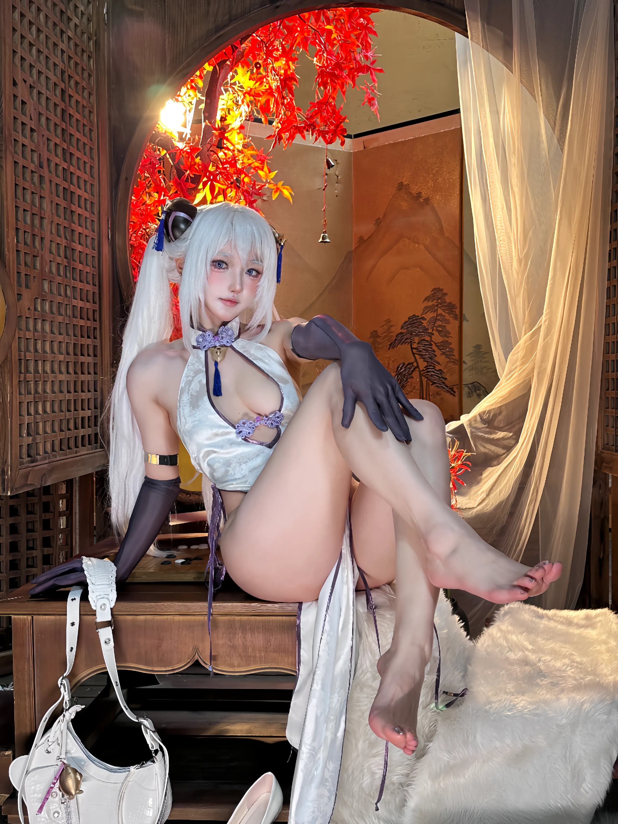 Đọc truyện hentai Tuyển tập Albums siêu phẩm Cosplay - Chap 967 - A Bao is also a bunny girl. Azur Lane. Qi Ershazhi