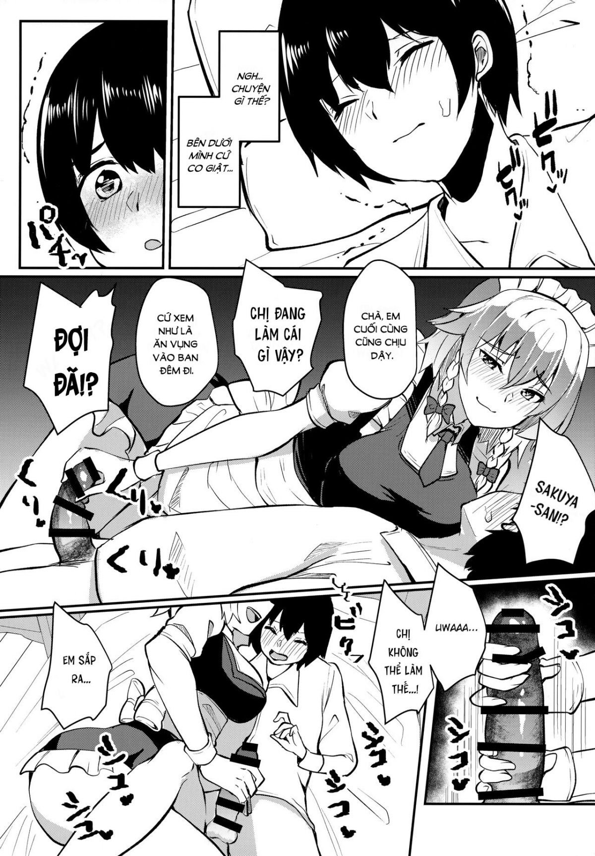 Đọc truyện hentai Hầu gái thèm muốn chủ nhân - Oneshot