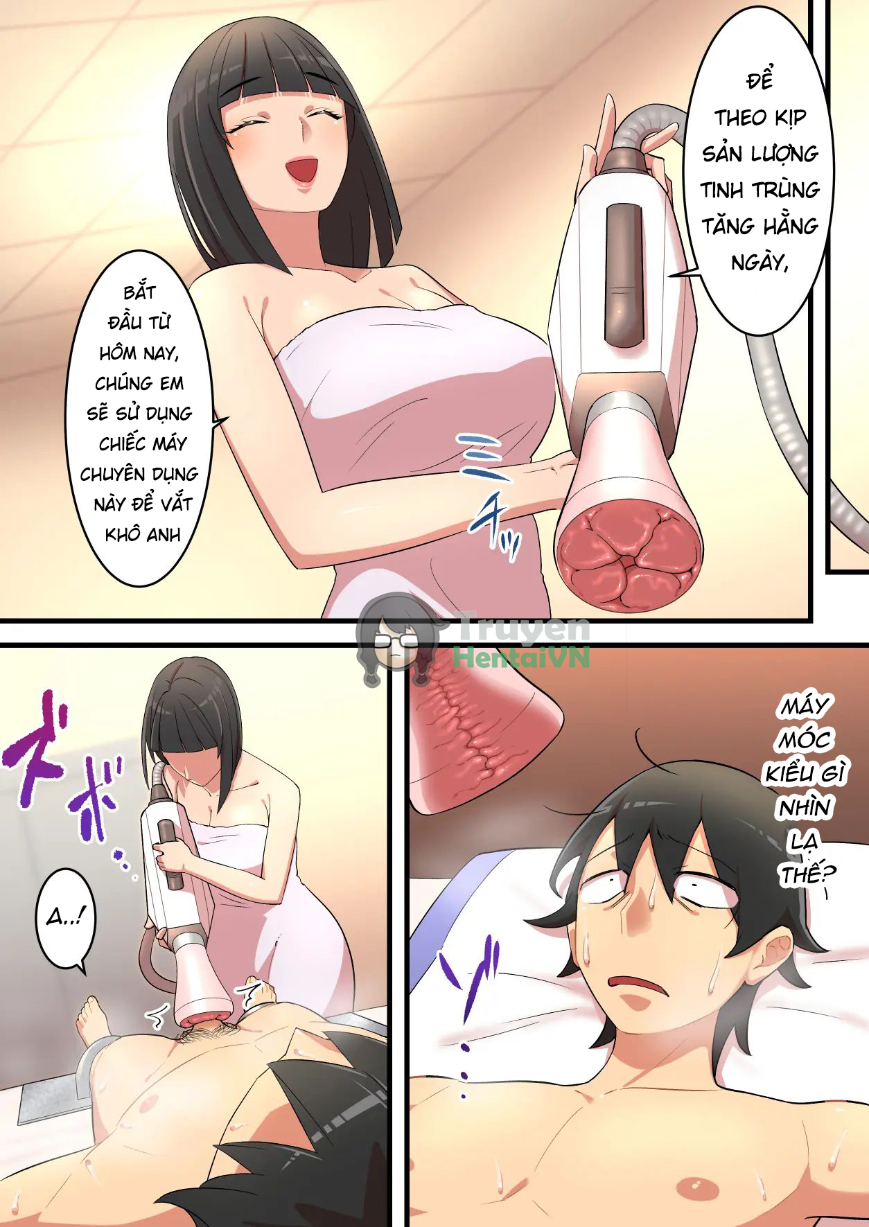 Đọc truyện hentai Mugen Sakusei Beit ~Ayashii Kougaku Beit ni Oubo shitara Kousoku Sakusei Jigoku datta Hanashi~ - Oneshot