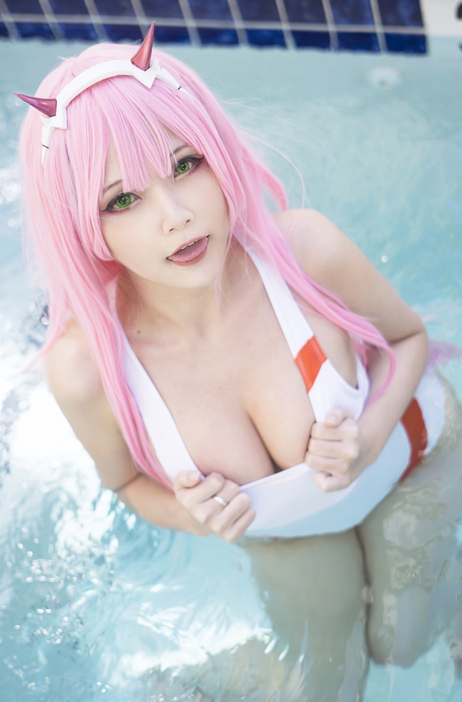Đọc truyện hentai Tuyển tập Albums siêu phẩm Cosplay - Chap 883 - Hana Bunny – Zero Two Swimsuit