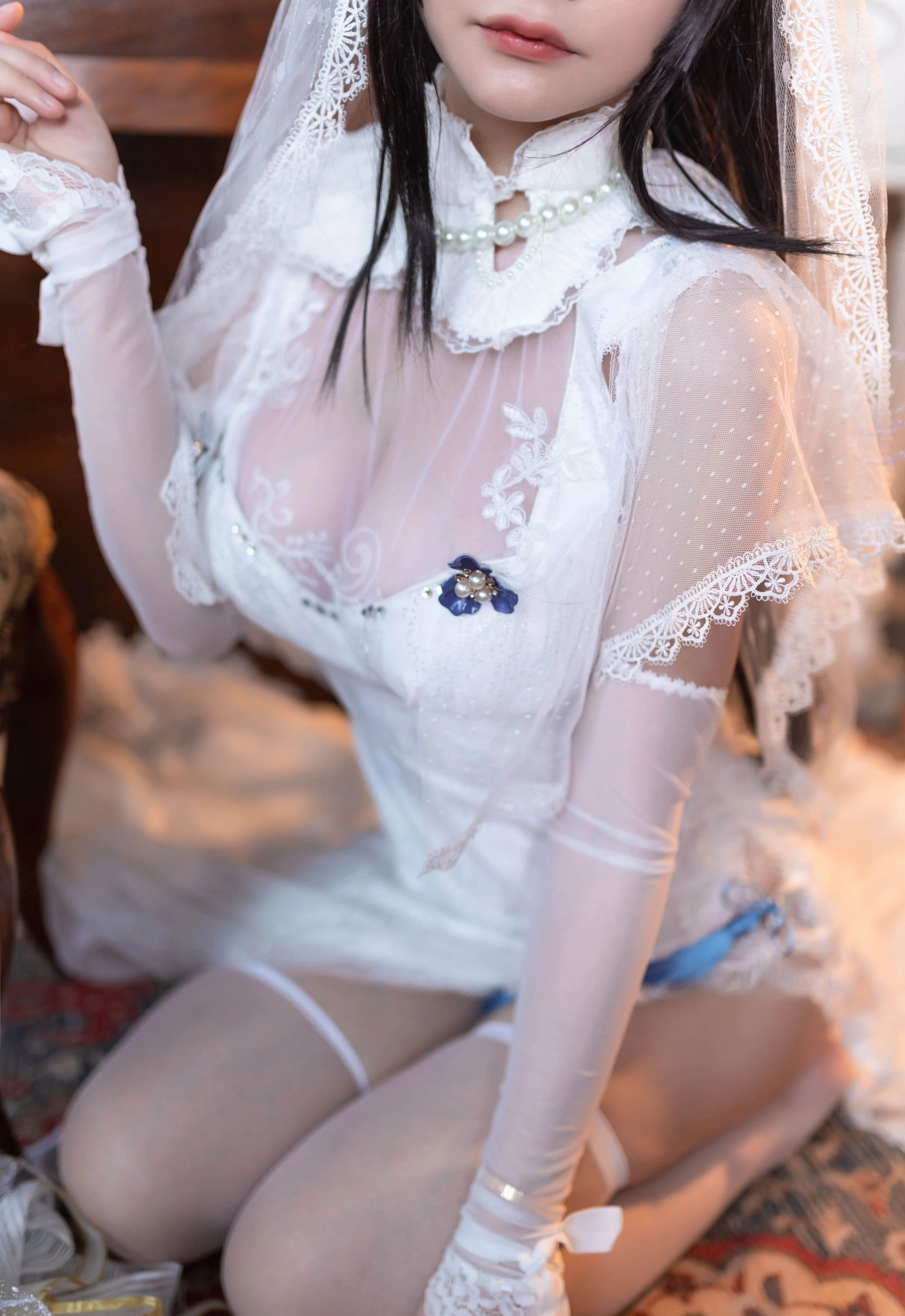 Đọc truyện hentai Tuyển tập Albums siêu phẩm Cosplay - Chap 827 - Qianyu - Yan Newlywed Sexy Bride