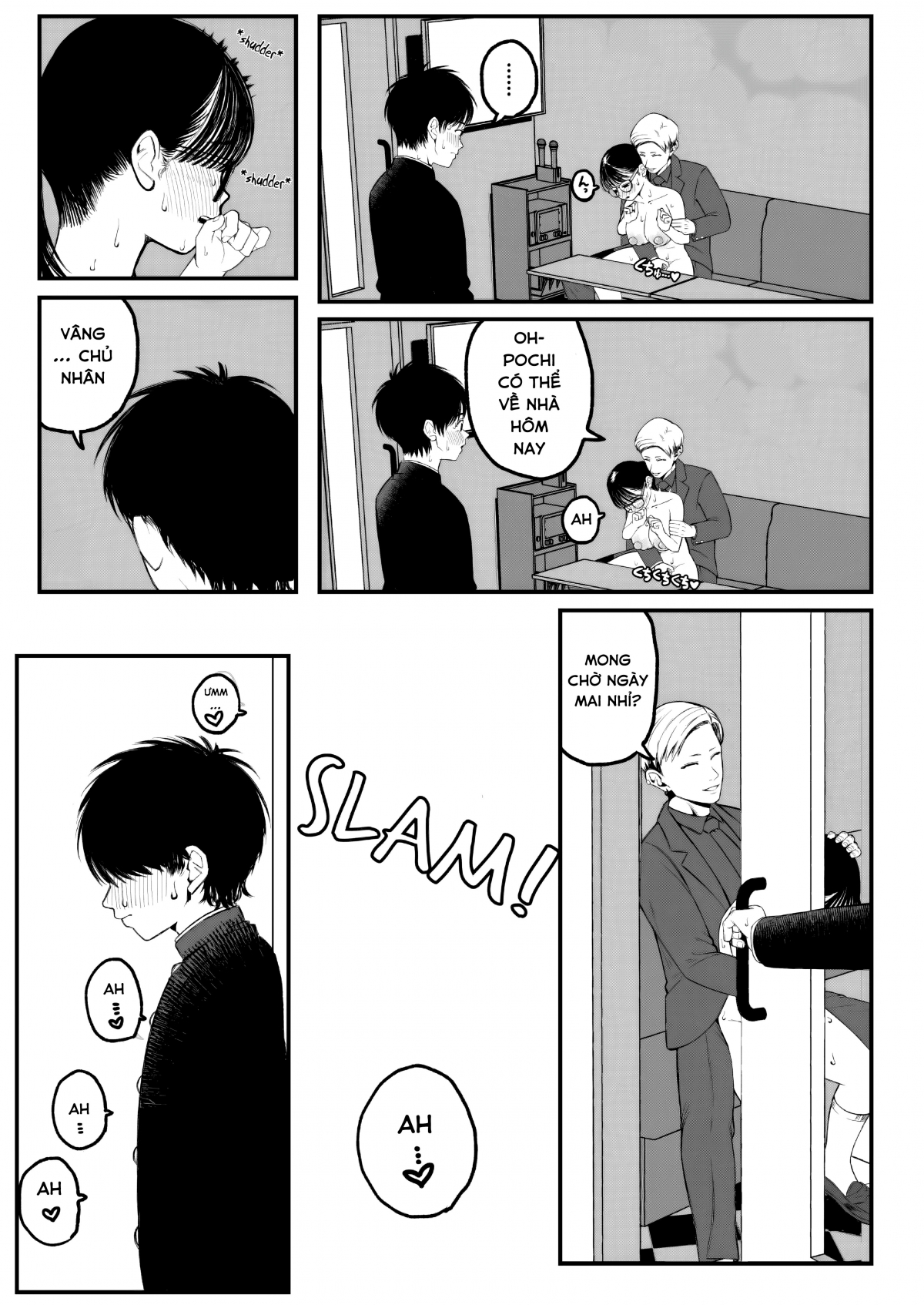 Đọc truyện hentai Kỳ nghỉ đông của tôi, bạn gái và chồng tôi - Oneshot.