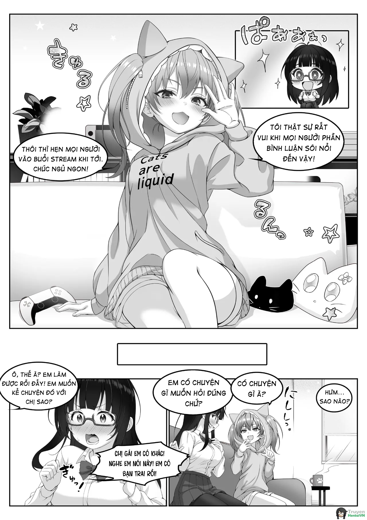 Đọc truyện hentai Streamer ‐ Neat and clean, she cha't atand the pleasure - Oneshot
