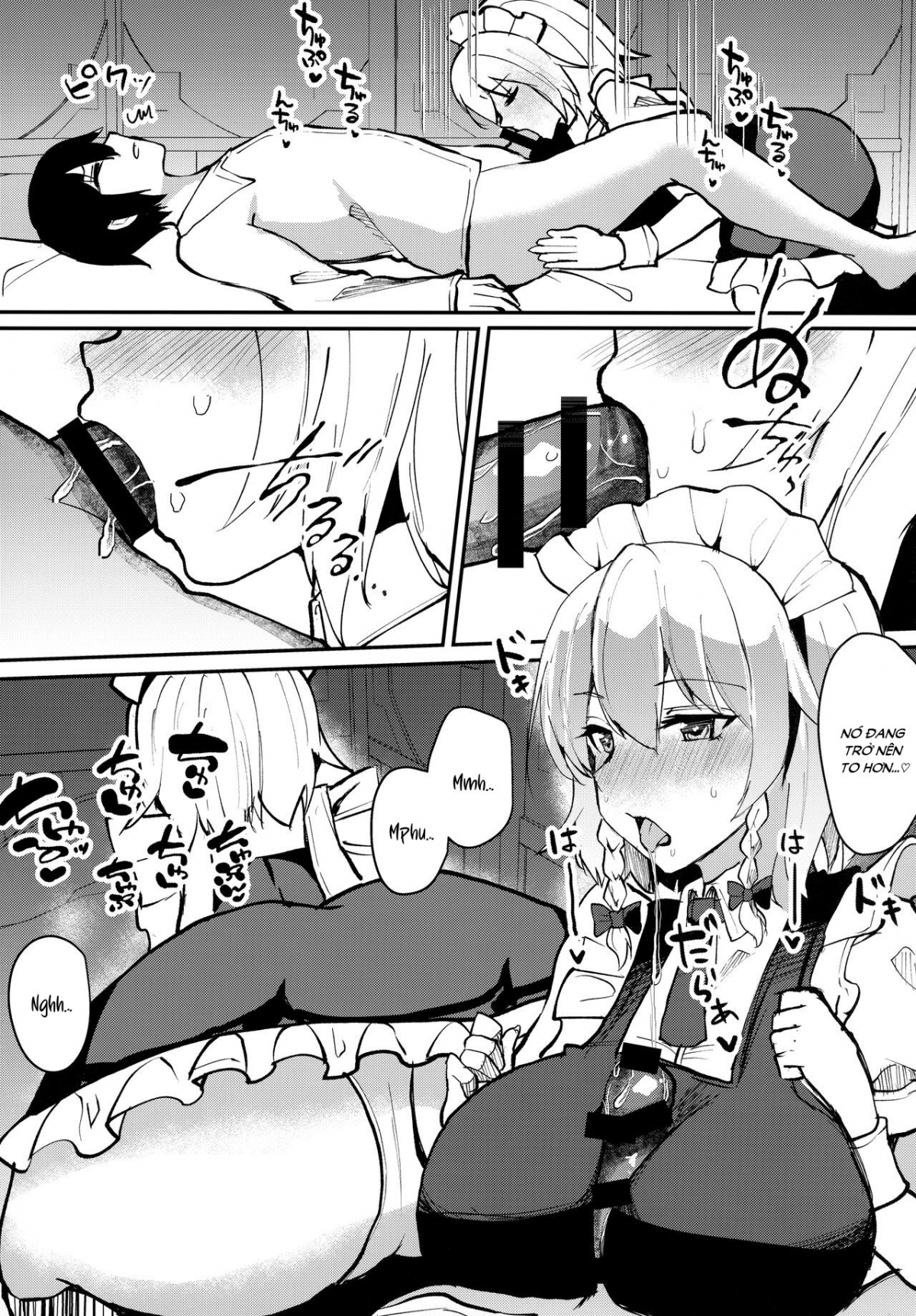Đọc truyện hentai Hầu gái thèm muốn chủ nhân - Oneshot