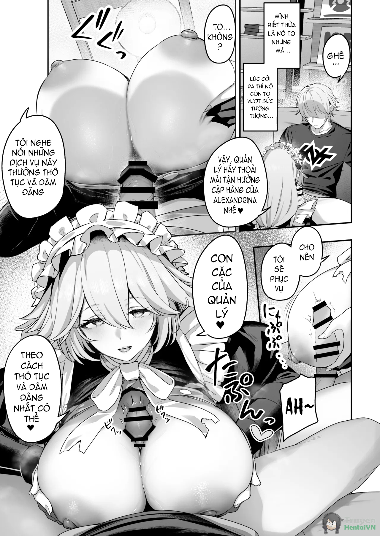 Đọc truyện hentai Em hầu gái ngọt nước của tôi - Oneshot