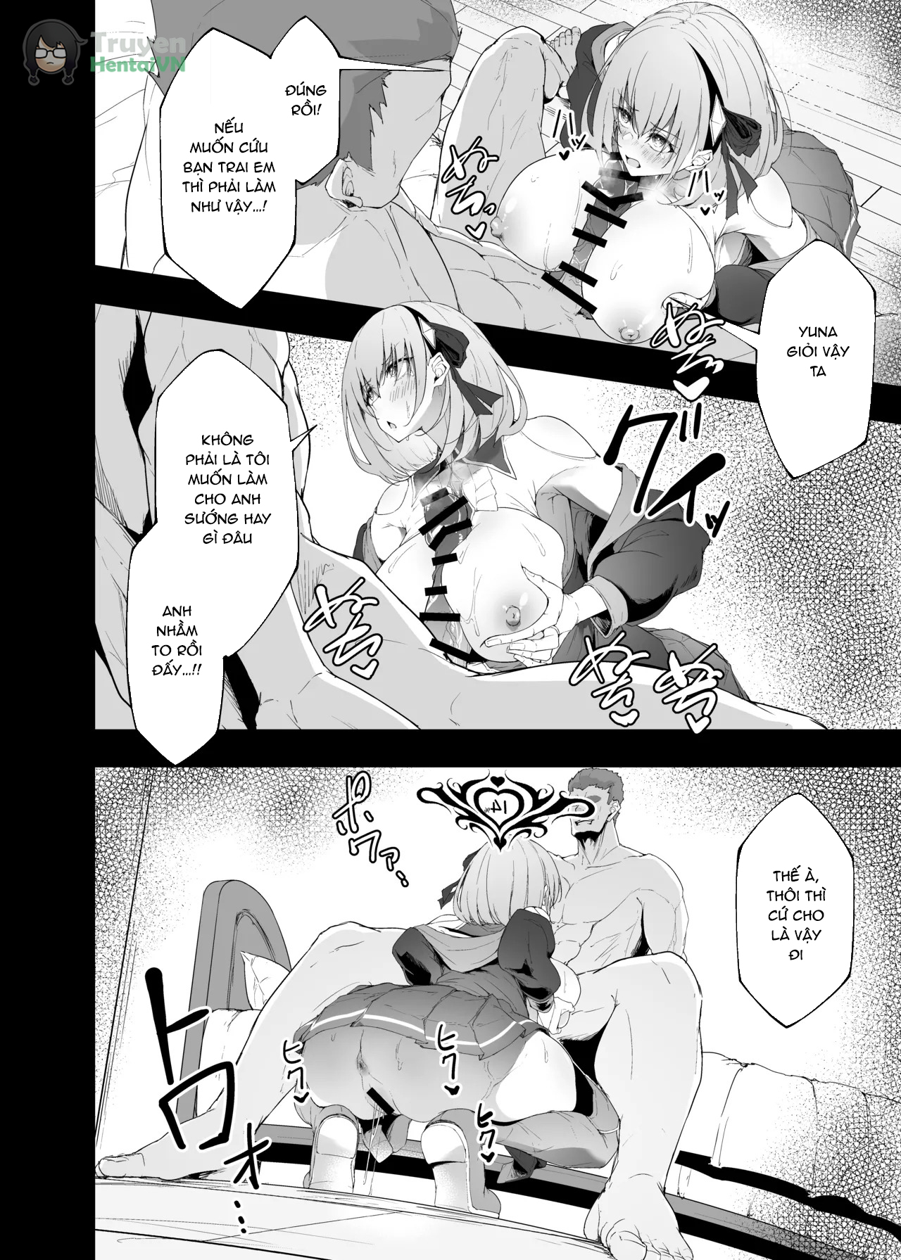 Đọc truyện hentai Yuusha no Kanojo wa NTR reru - Oneshot