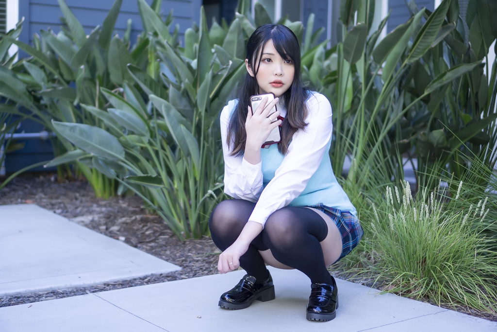 Đọc truyện hentai Tuyển tập Albums siêu phẩm Cosplay - Chap 821 - Hana Bunny – School Idol