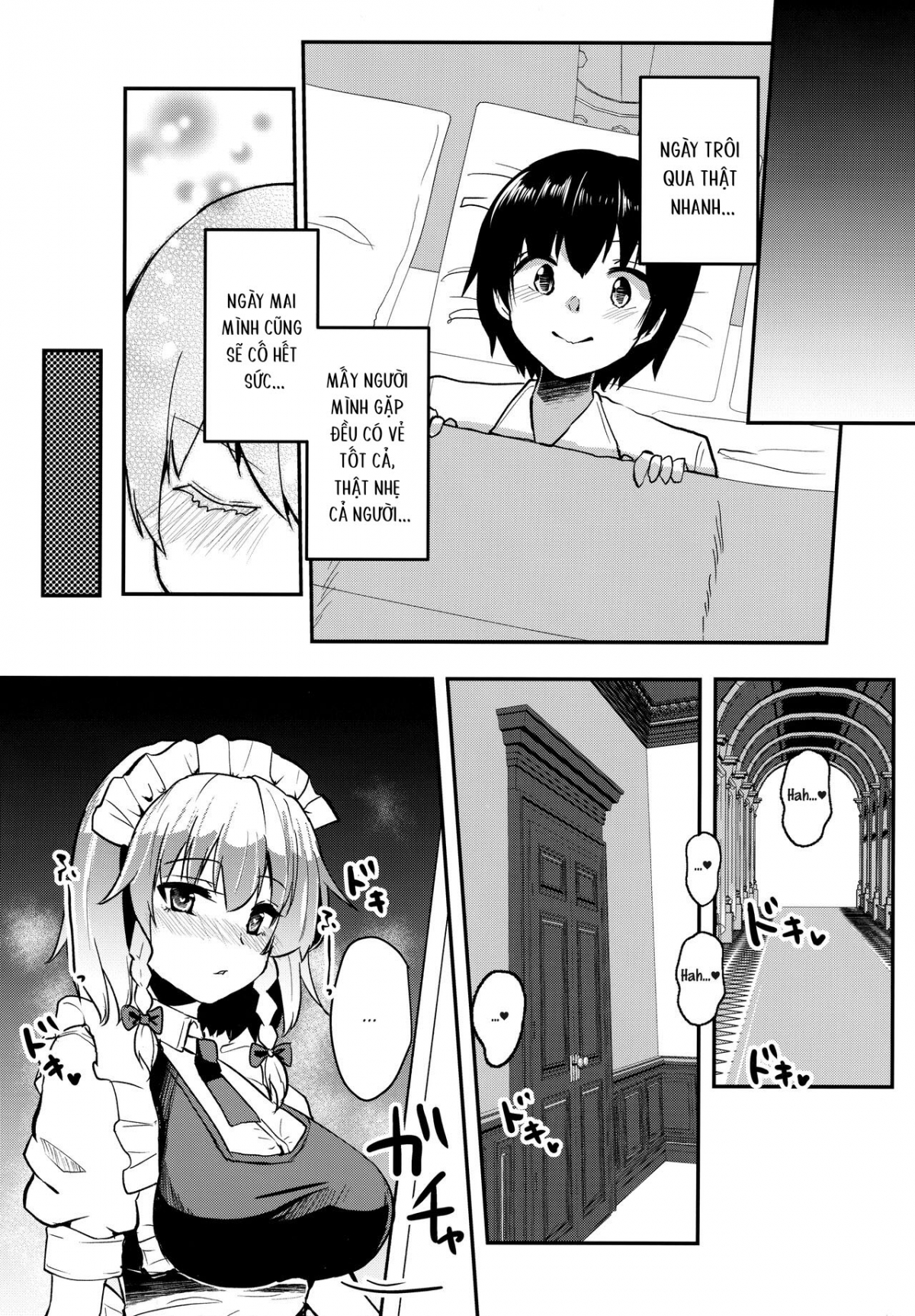 Đọc truyện hentai Hầu gái thèm muốn chủ nhân - Oneshot