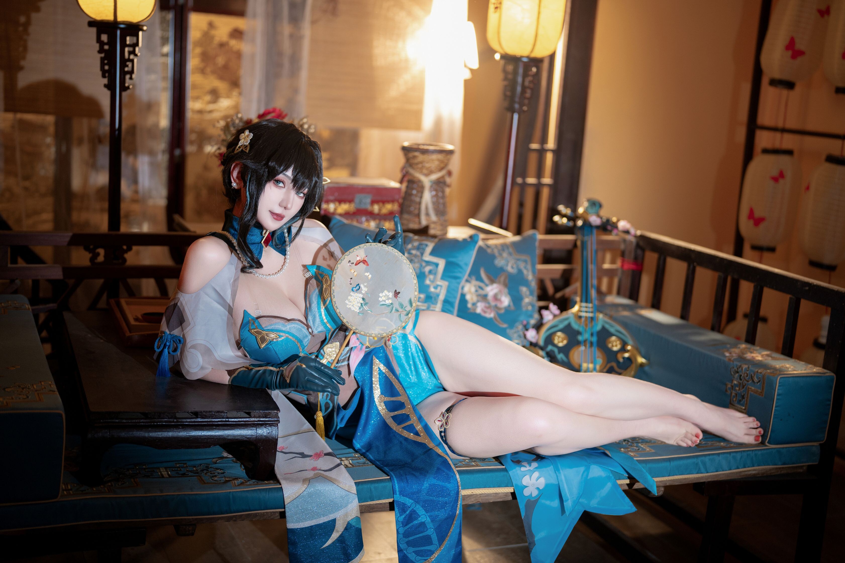 Đọc truyện hentai Tuyển tập Albums siêu phẩm Cosplay - Chap 1022 - Xinglan is Lanlan and calls her Lanmei - Collapse of the Star Sky Railway Ruan Mei