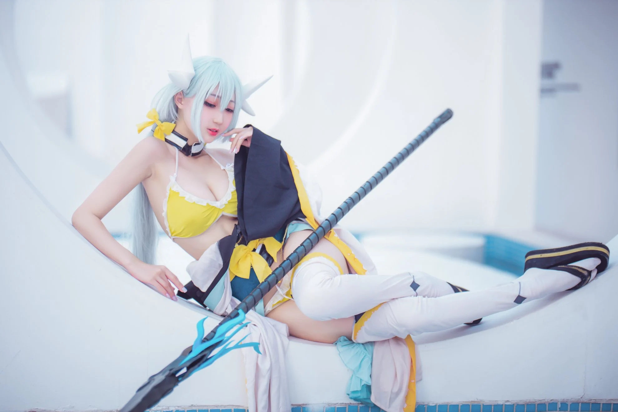 Đọc truyện hentai Tuyển tập Albums siêu phẩm Cosplay - Chap 888 - Zhou Ji is a cute rabbit NO.031 Qing Ji