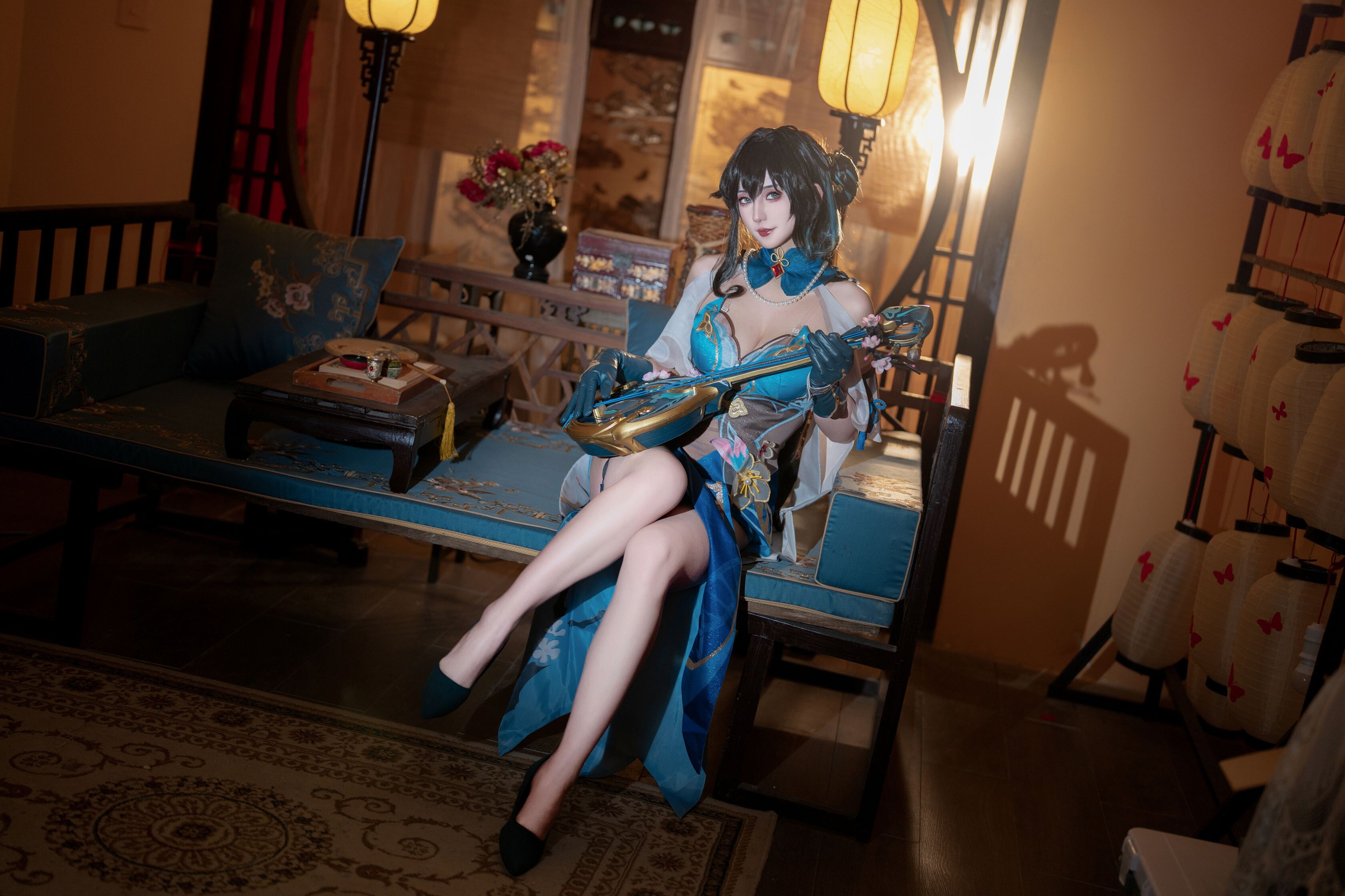 Đọc truyện hentai Tuyển tập Albums siêu phẩm Cosplay - Chap 1022 - Xinglan is Lanlan and calls her Lanmei - Collapse of the Star Sky Railway Ruan Mei