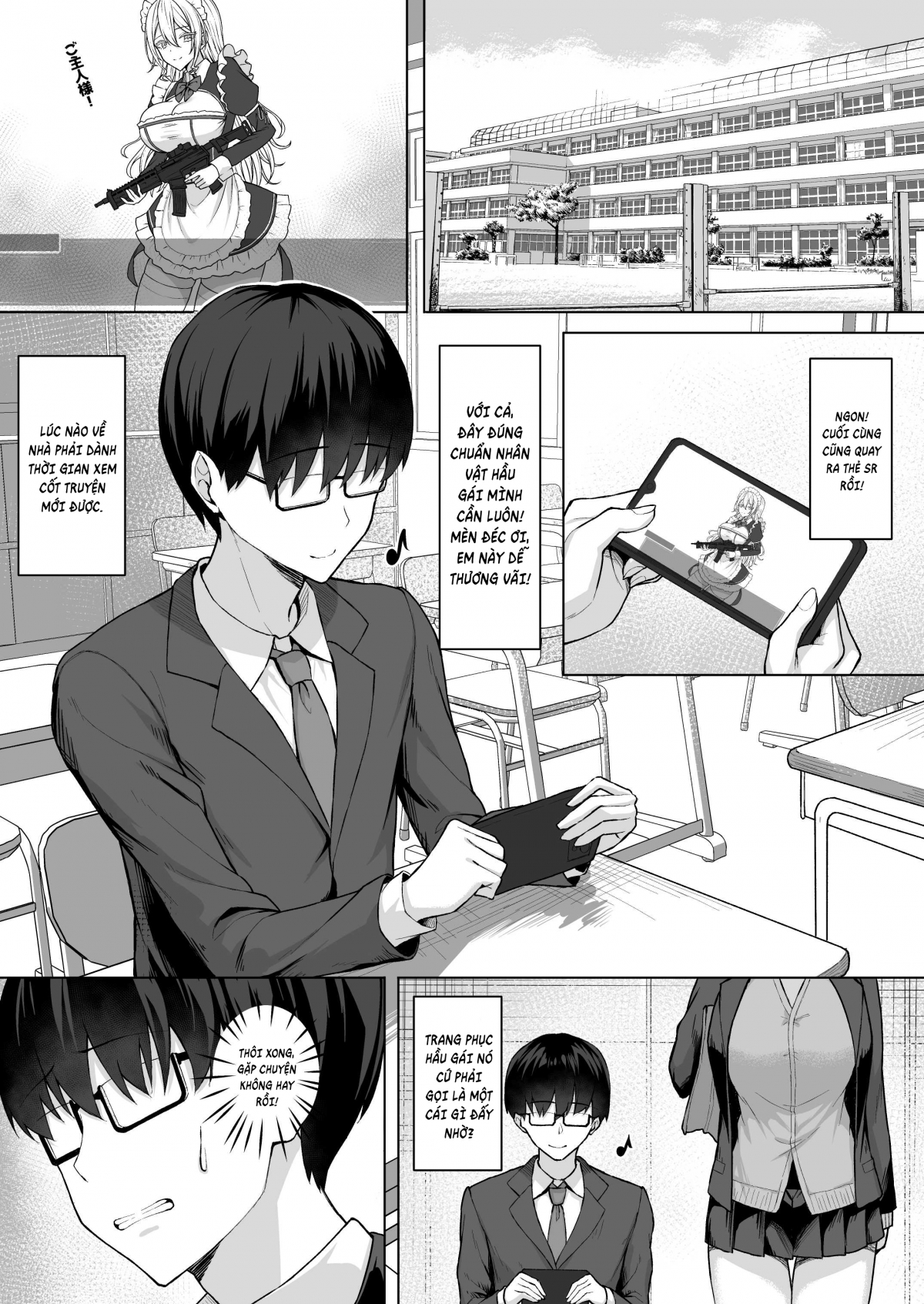 Đọc truyện hentai Mệnh lệnh dành cho hầu gái - Oneshot