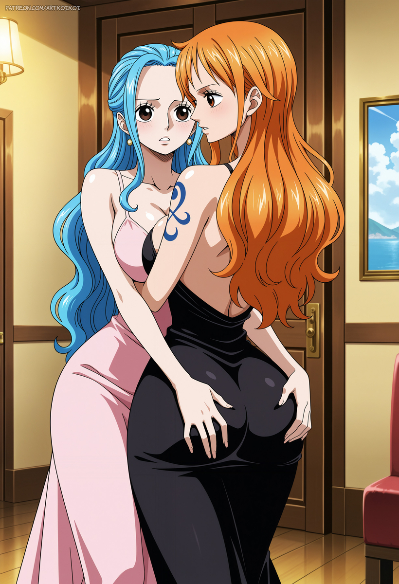 Đọc truyện hentai Tuyển tập Albums Art hentai - Chap 407 - Nami + Vivi | One Piece