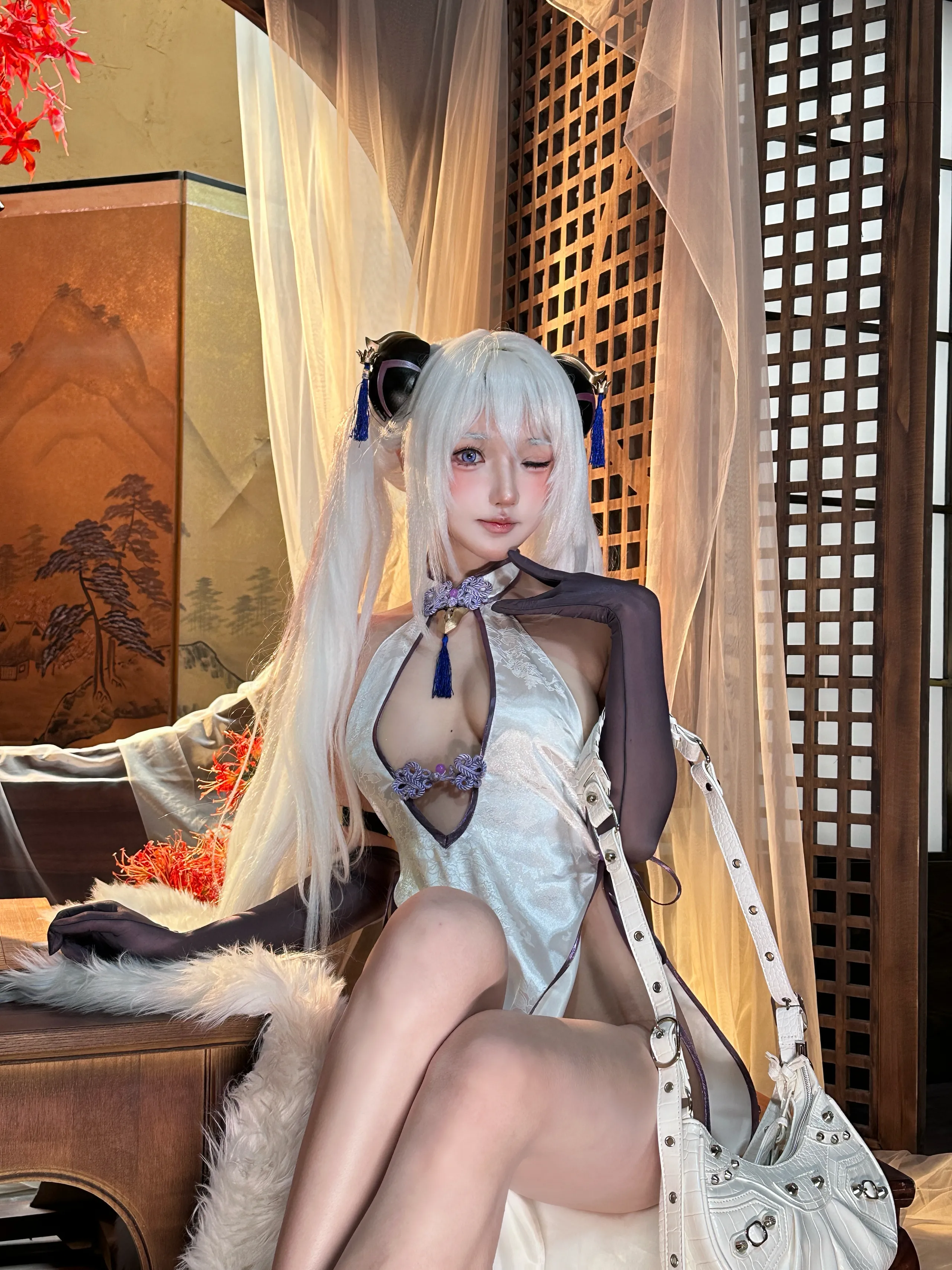 Đọc truyện hentai Tuyển tập Albums siêu phẩm Cosplay - Chap 967 - A Bao is also a bunny girl. Azur Lane. Qi Ershazhi