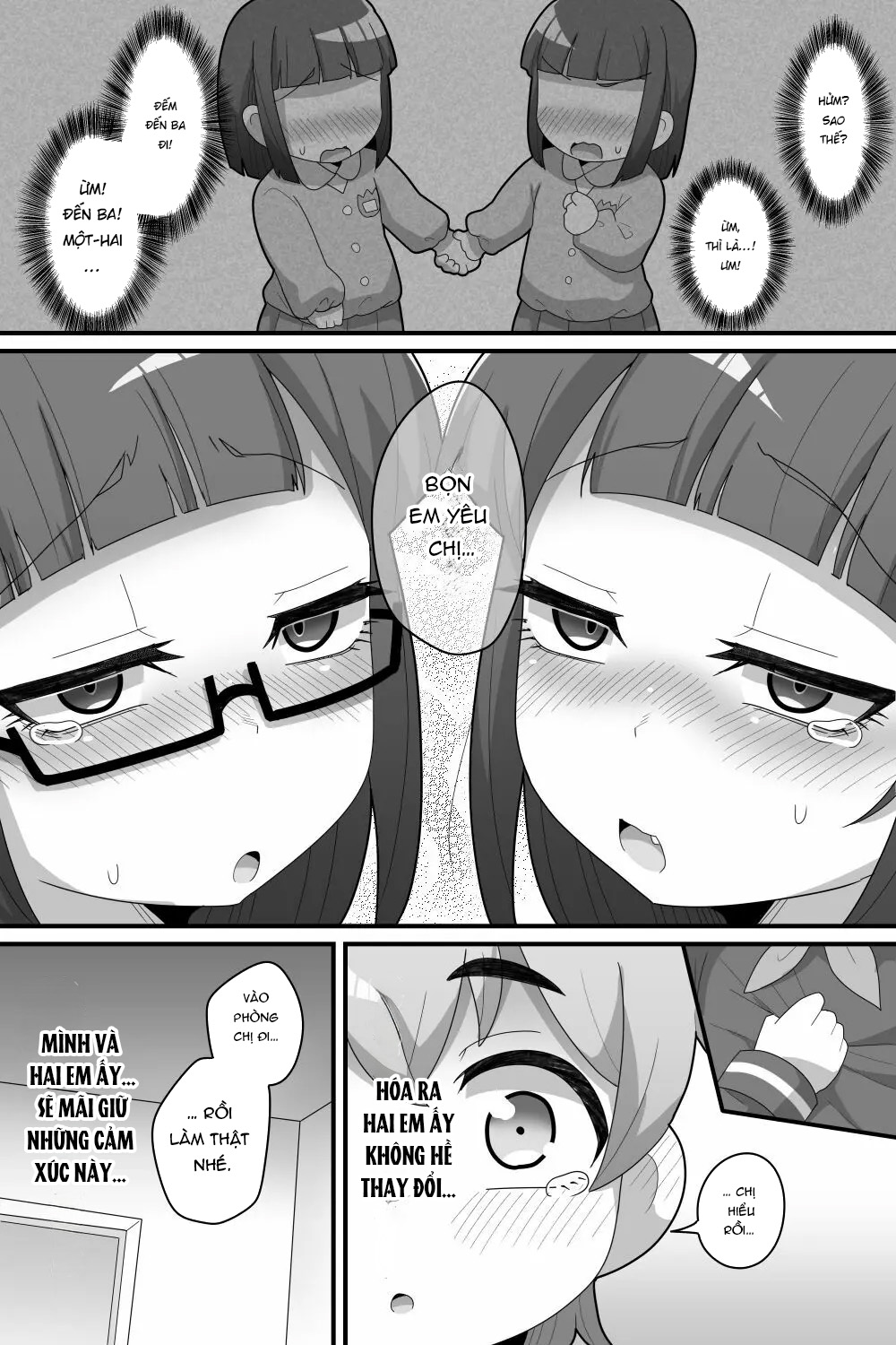 Đọc truyện hentai Tôi được yêu thương quá nhiều bởi cặp song sinh lưỡng hình. - Oneshot.