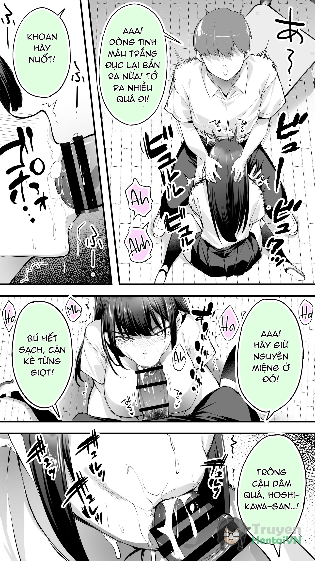 Đọc truyện hentai Okoranaide Hoshikawa-san 2 Oneshot
