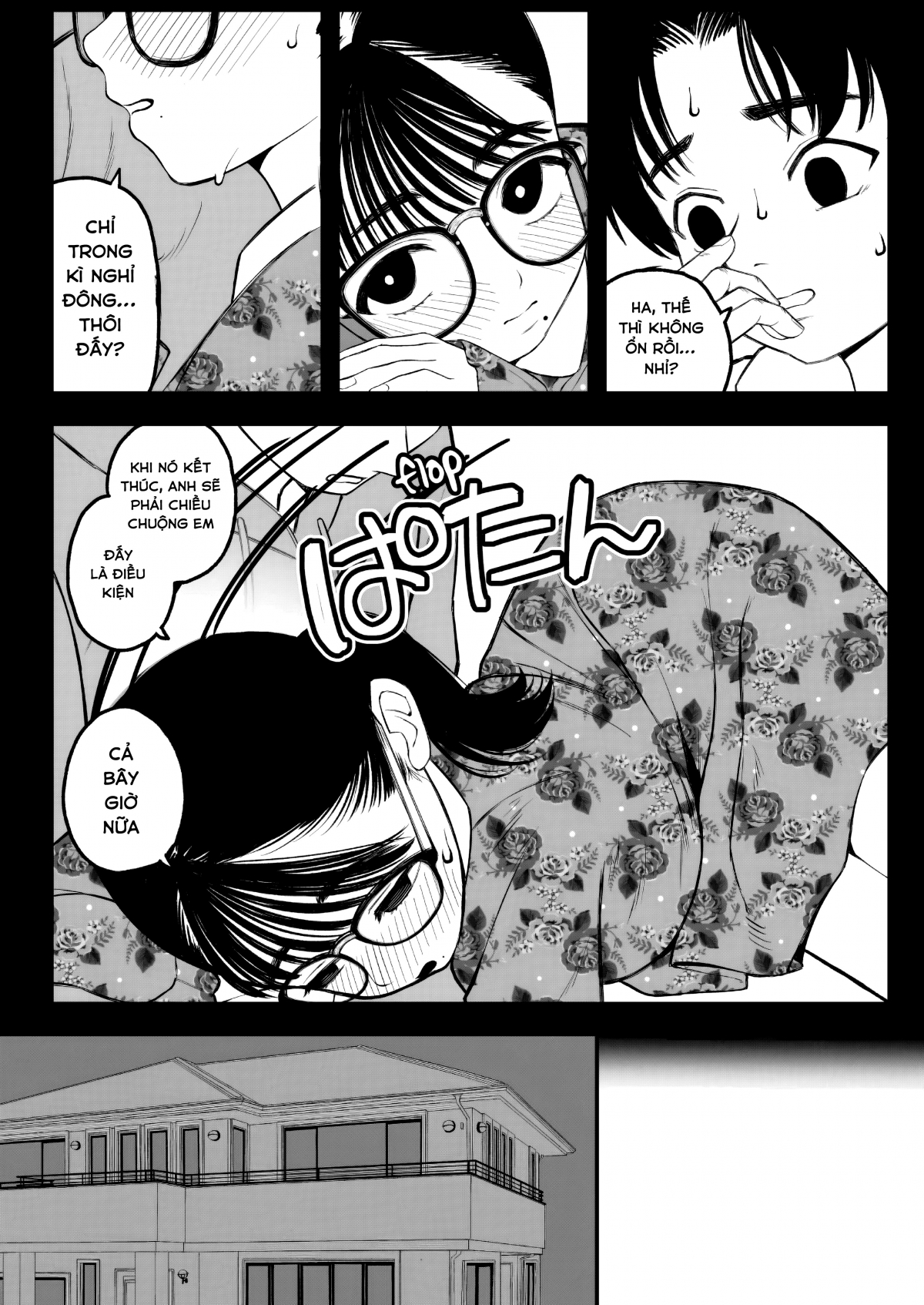 Đọc truyện hentai Kỳ nghỉ đông của tôi, bạn gái và chồng tôi - Oneshot.