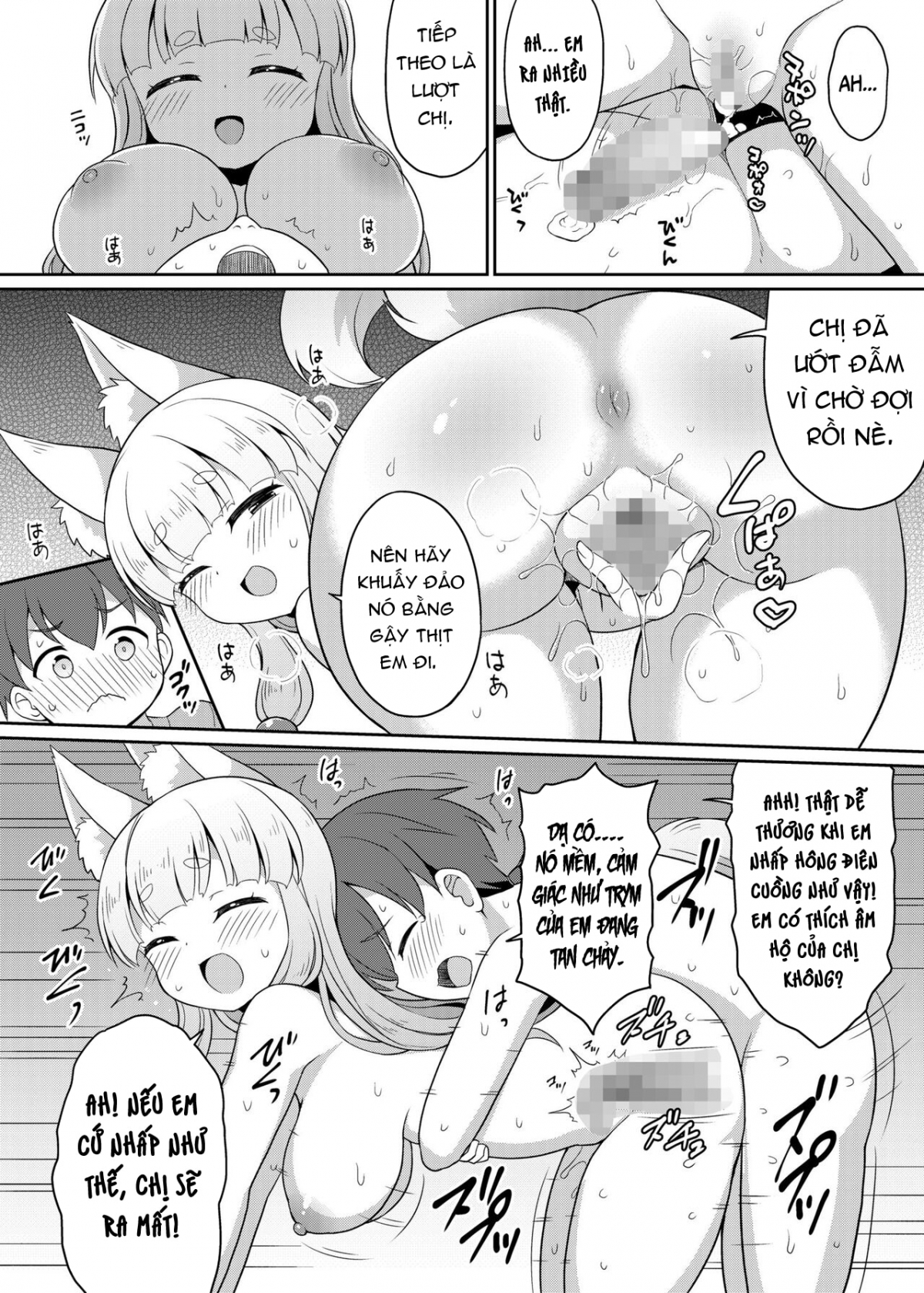 Đọc truyện hentai Cậu bé âm dương sư và hai chị hồ ly ống tre. - Oneshot