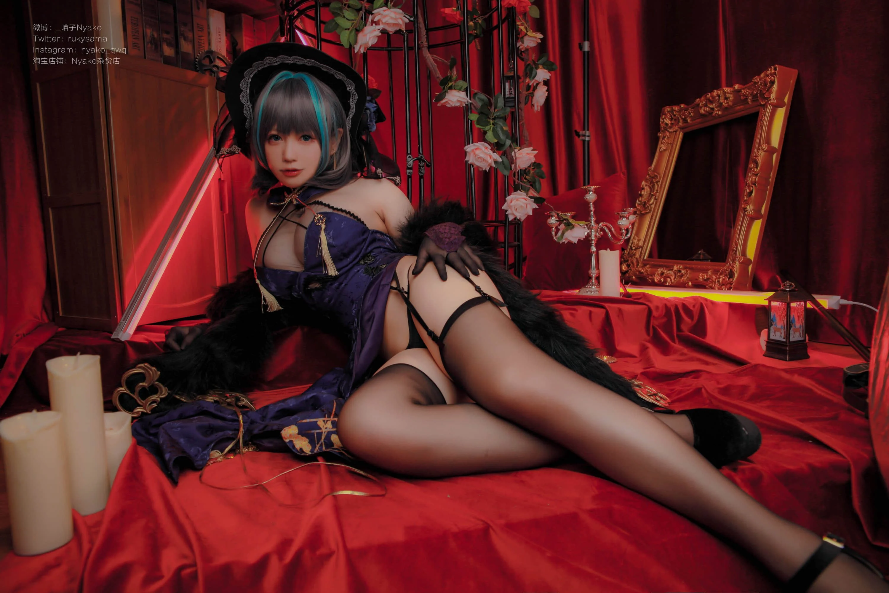Đọc truyện hentai Tuyển tập Albums siêu phẩm Cosplay - Chap 808 - Nyako - Cheshire Cheongsam