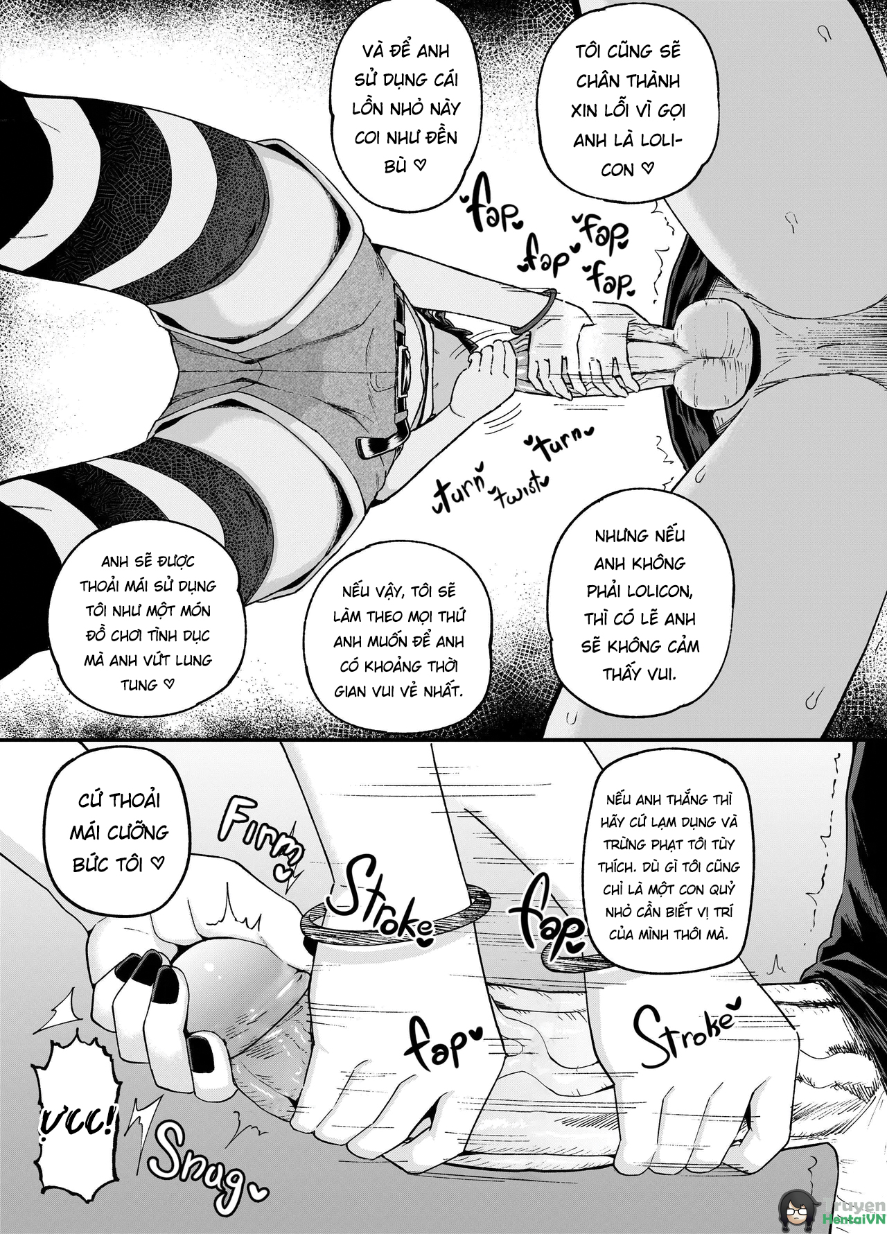 Đọc truyện hentai Uwa, Mesugaki Tsuyoi! | Crap, This Mesugaki's Too Powerful! - Oneshot