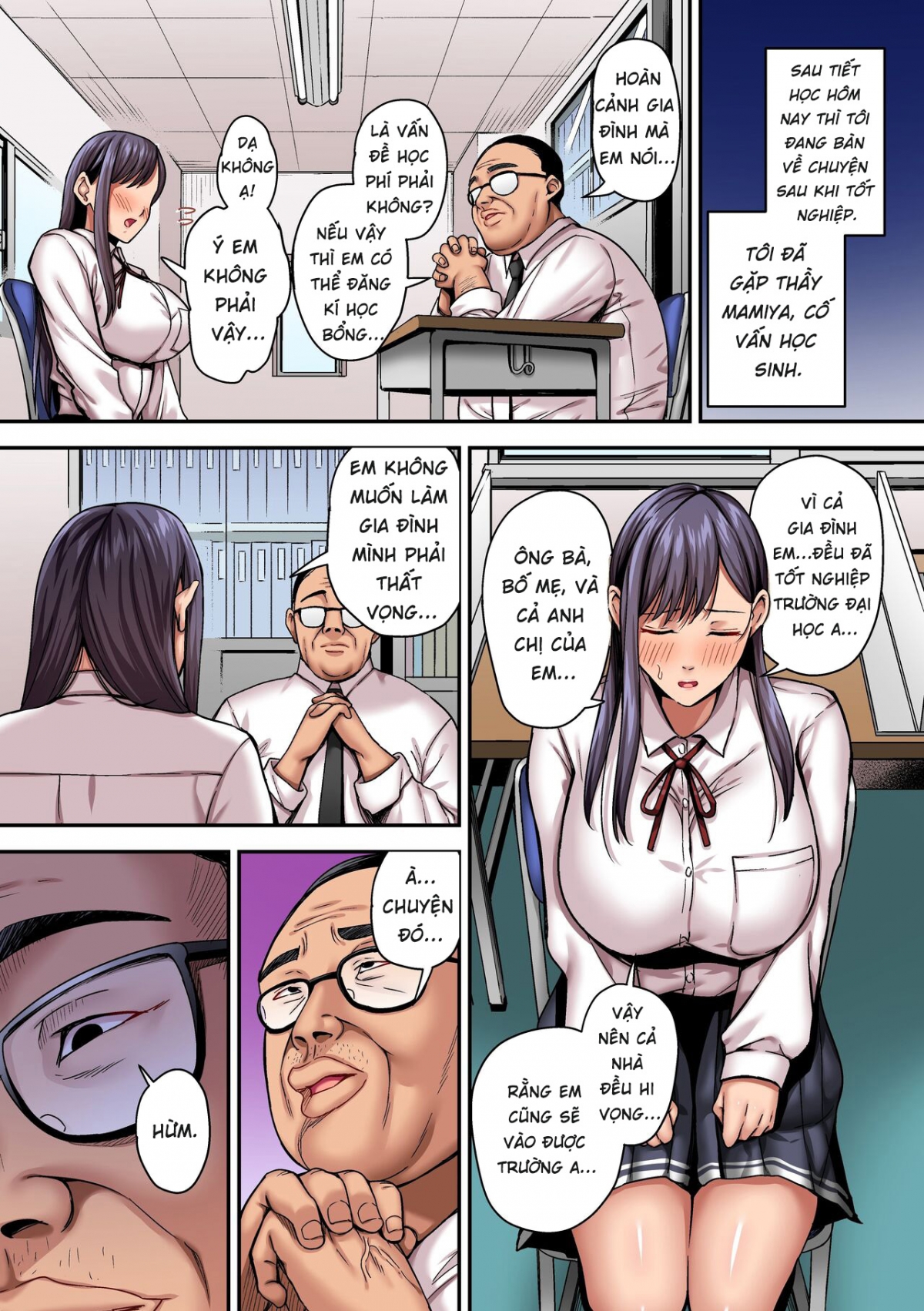 Đọc truyện hentai Để được học cao hơn, giáo viên của cô đã đụ cô và bắt cô quan hệ tình dục mỗi ngày - Oneshot