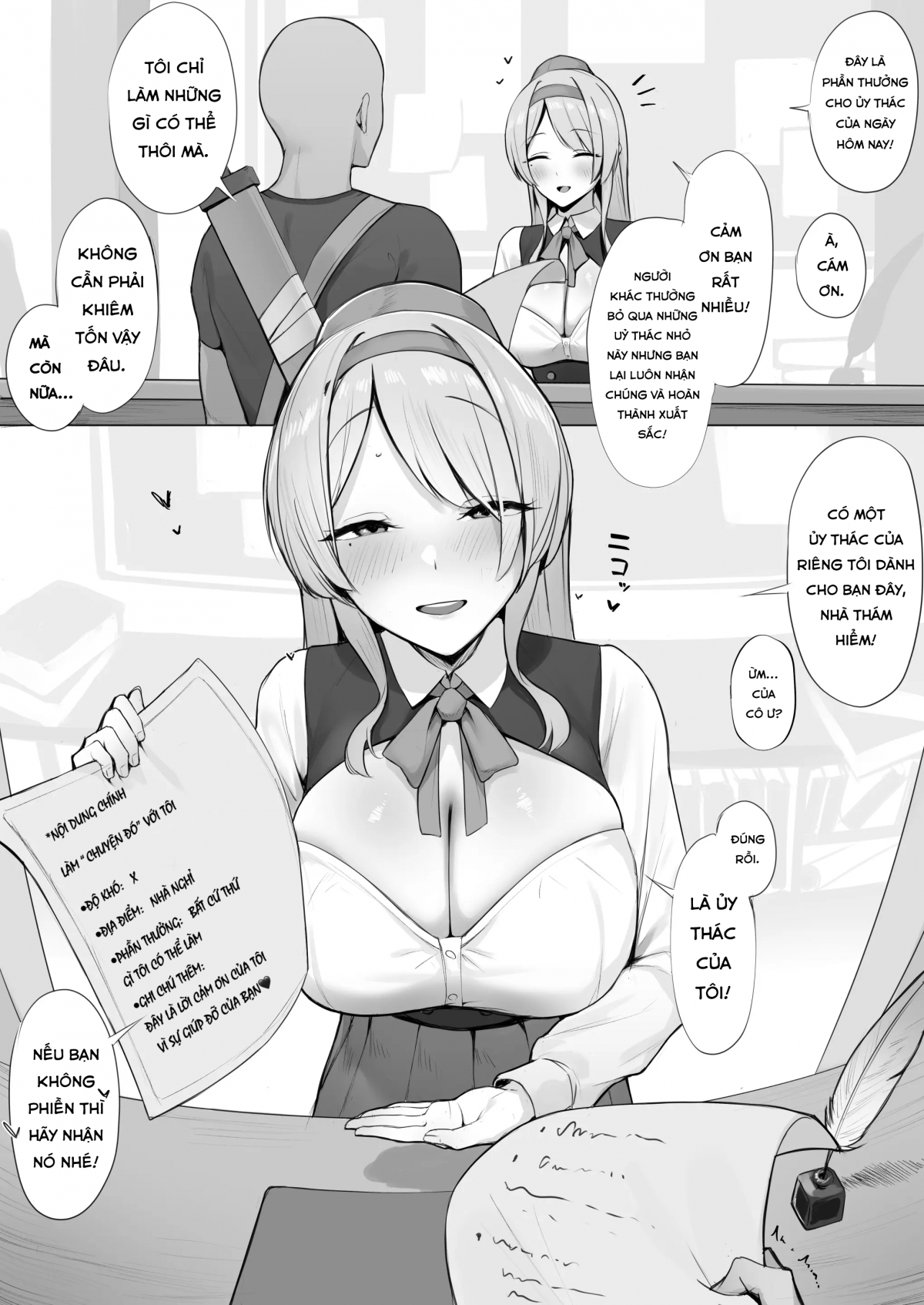 Đọc truyện hentai Uketsukejou Kara No Tokubetsu Irai - Oneshot
