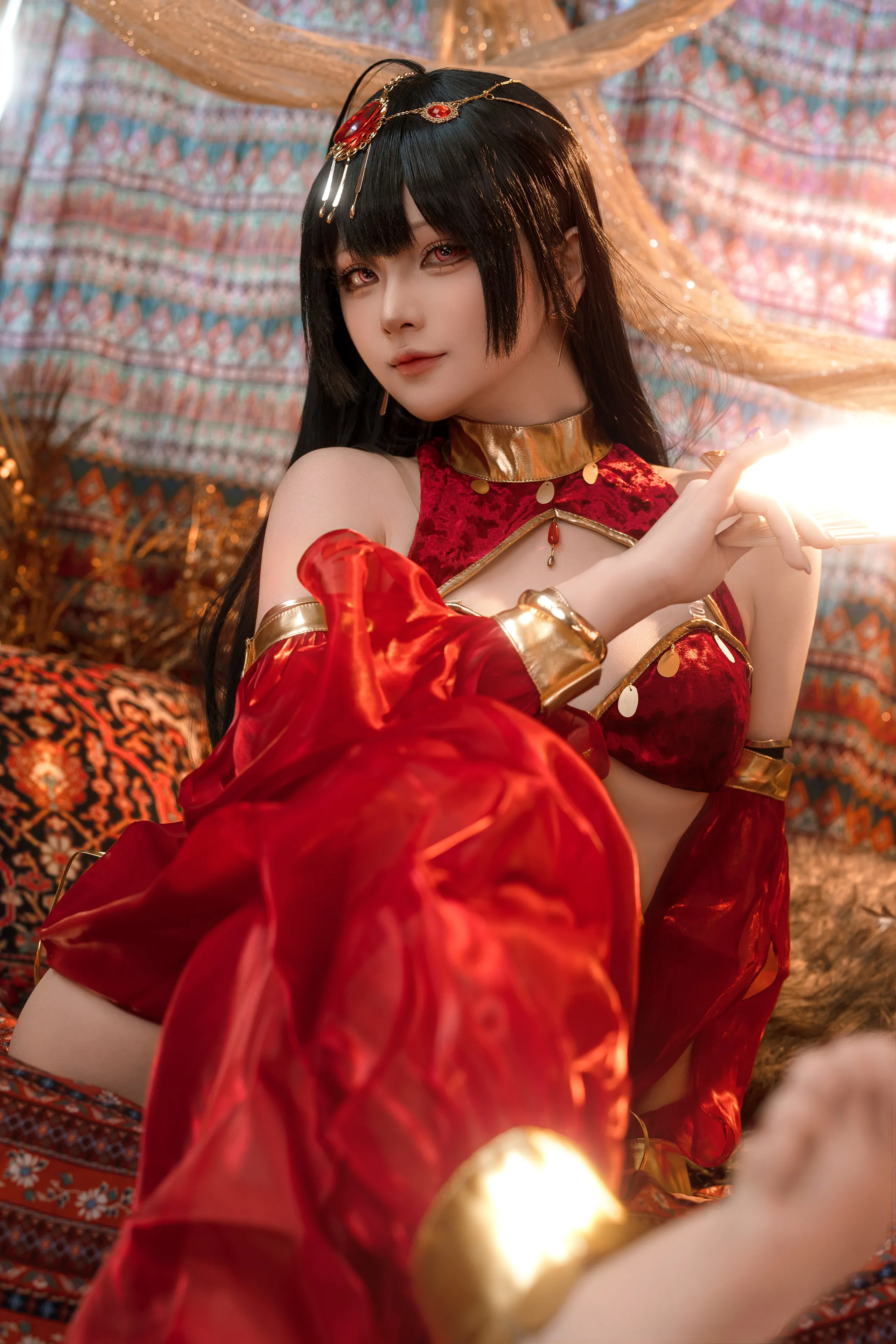 Đọc truyện hentai Tuyển tập Albums siêu phẩm Cosplay - Chap 1018 - Yuyu - Azur Lane Big Phoenix Dancer New Year Special