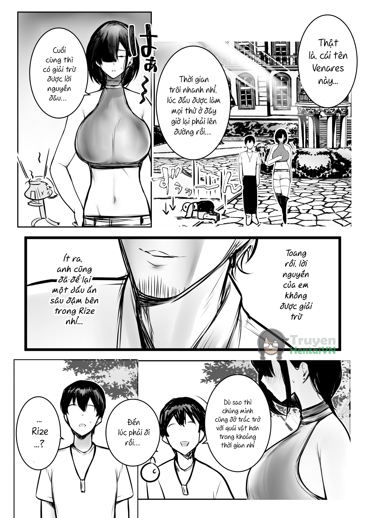 Đọc truyện hentai Onna Kishi Rize wa Koyoi mo Maotoko ni Dakareru 3 - Oneshot