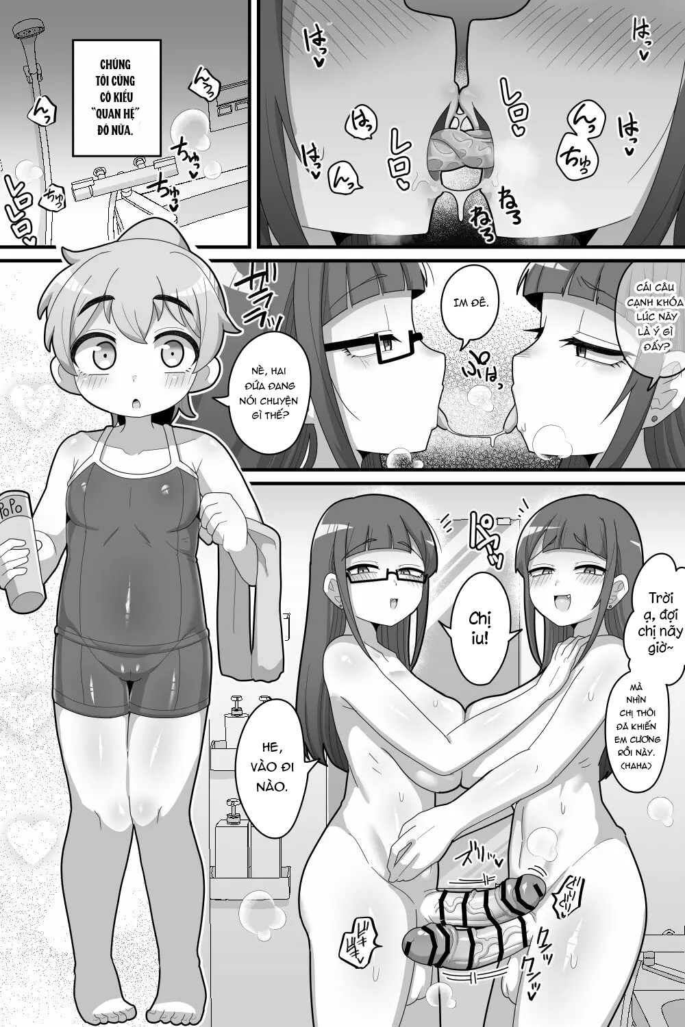 Đọc truyện hentai Tôi được yêu thương quá nhiều bởi cặp song sinh lưỡng hình. - Oneshot.