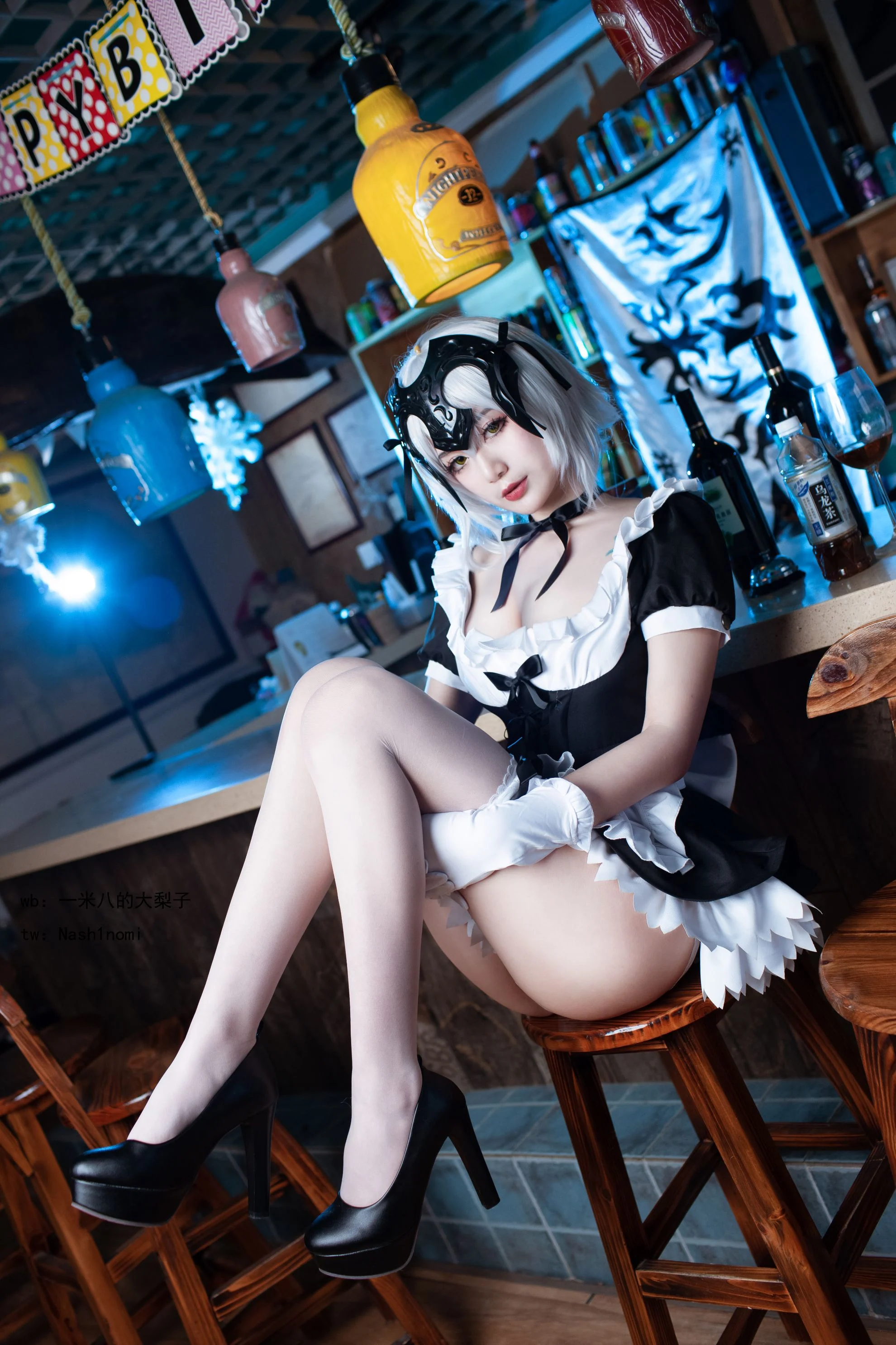Đọc truyện hentai Tuyển tập Albums siêu phẩm Cosplay - Chap 908 - [Big pear of 1.8 meters] Black Virgin Maid