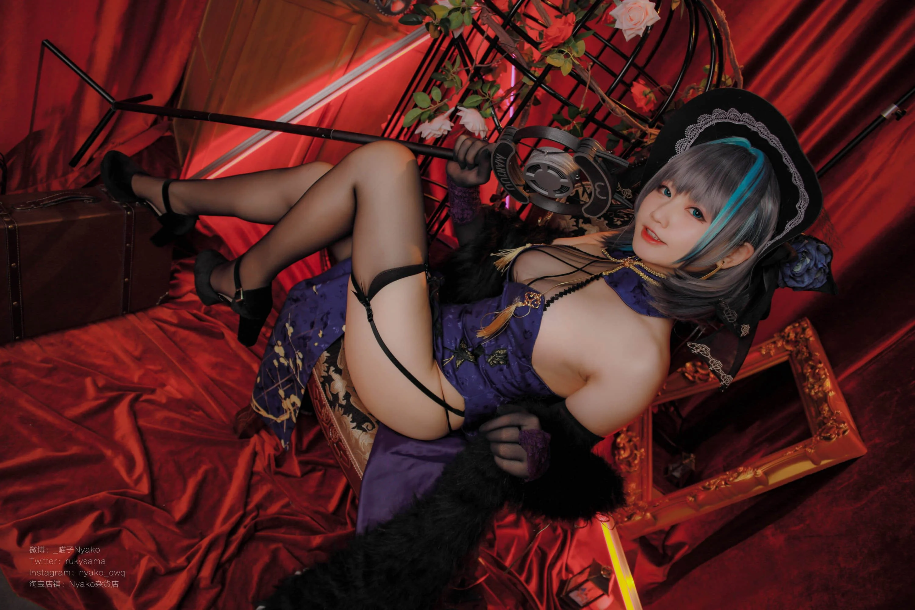 Đọc truyện hentai Tuyển tập Albums siêu phẩm Cosplay - Chap 808 - Nyako - Cheshire Cheongsam