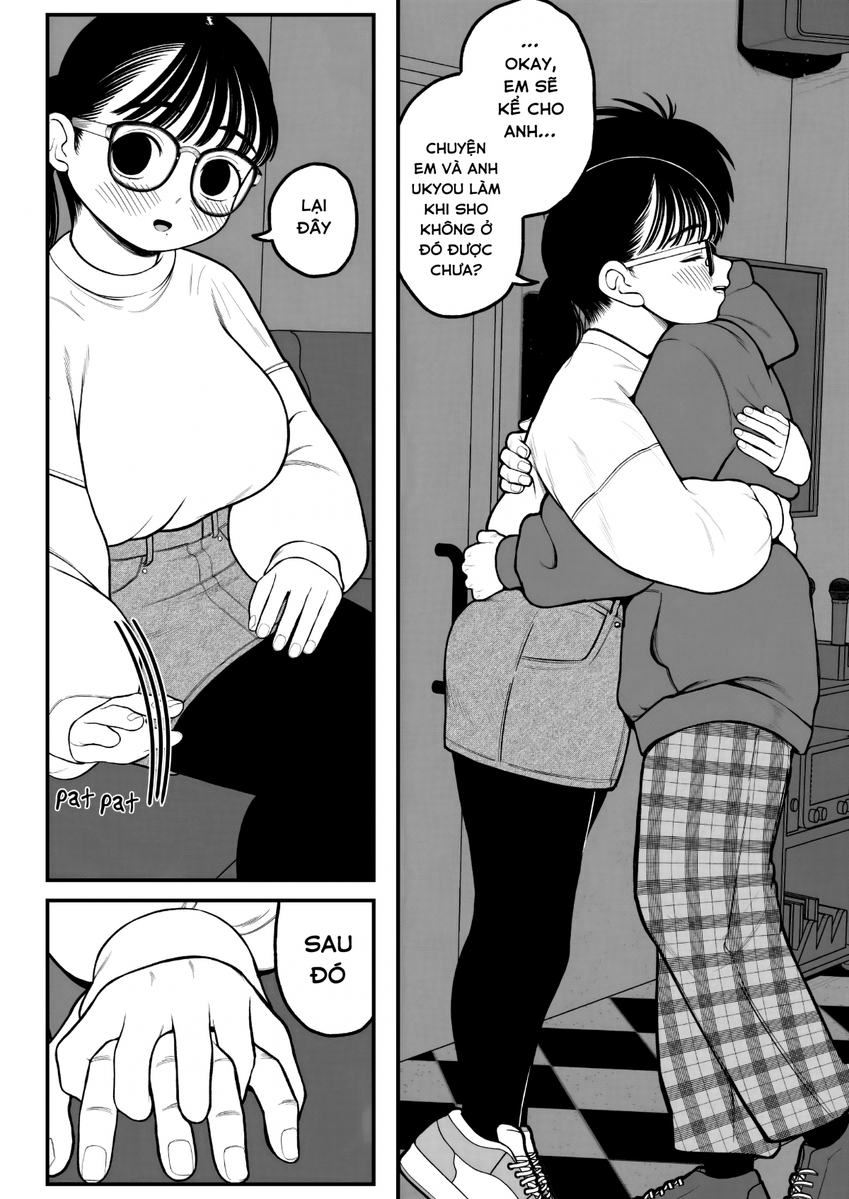 Đọc truyện hentai Kỳ nghỉ đông của tôi, bạn gái và chồng tôi - Oneshot.