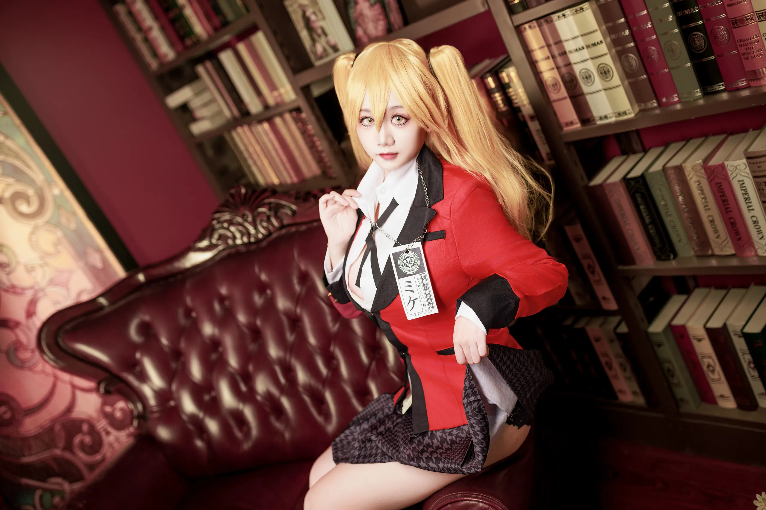 Đọc truyện hentai Tuyển tập Albums siêu phẩm Cosplay - Chap 1109 - A Xuexue - Kakegurui Saotome Meiari Uniform