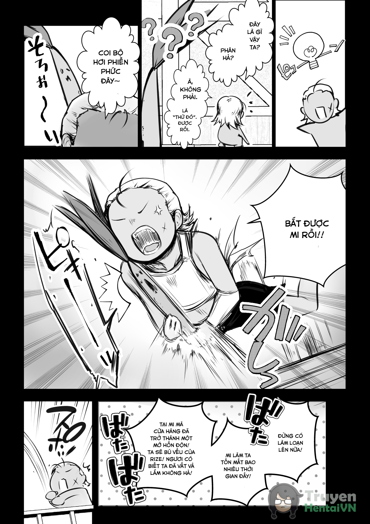 Đọc truyện hentai Onna-kishi Rize wa Koyoi mo Maotoko ni Idakareru 2 - Oneshot