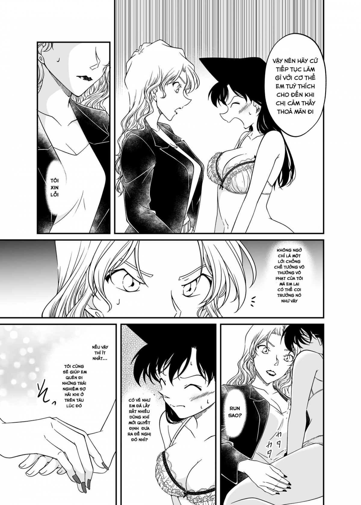 Đọc truyện hentai Cậu không thể trông cậy vào tôi được à? (Detective Conan) - Oneshot