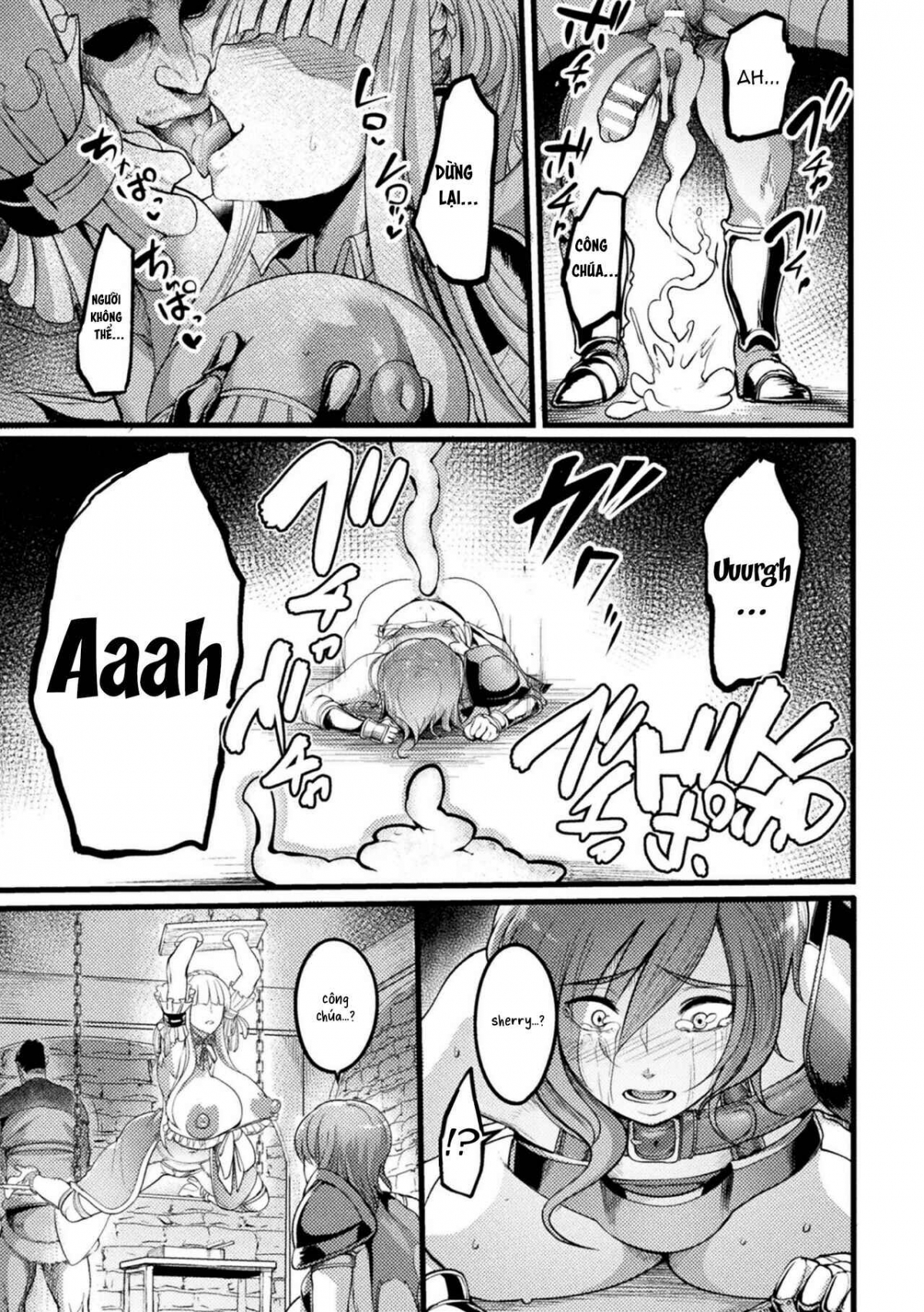 Đọc truyện hentai Teikoku no Nikubenki ~Otosareta Hime to Onna Kishi~ Oneshot.