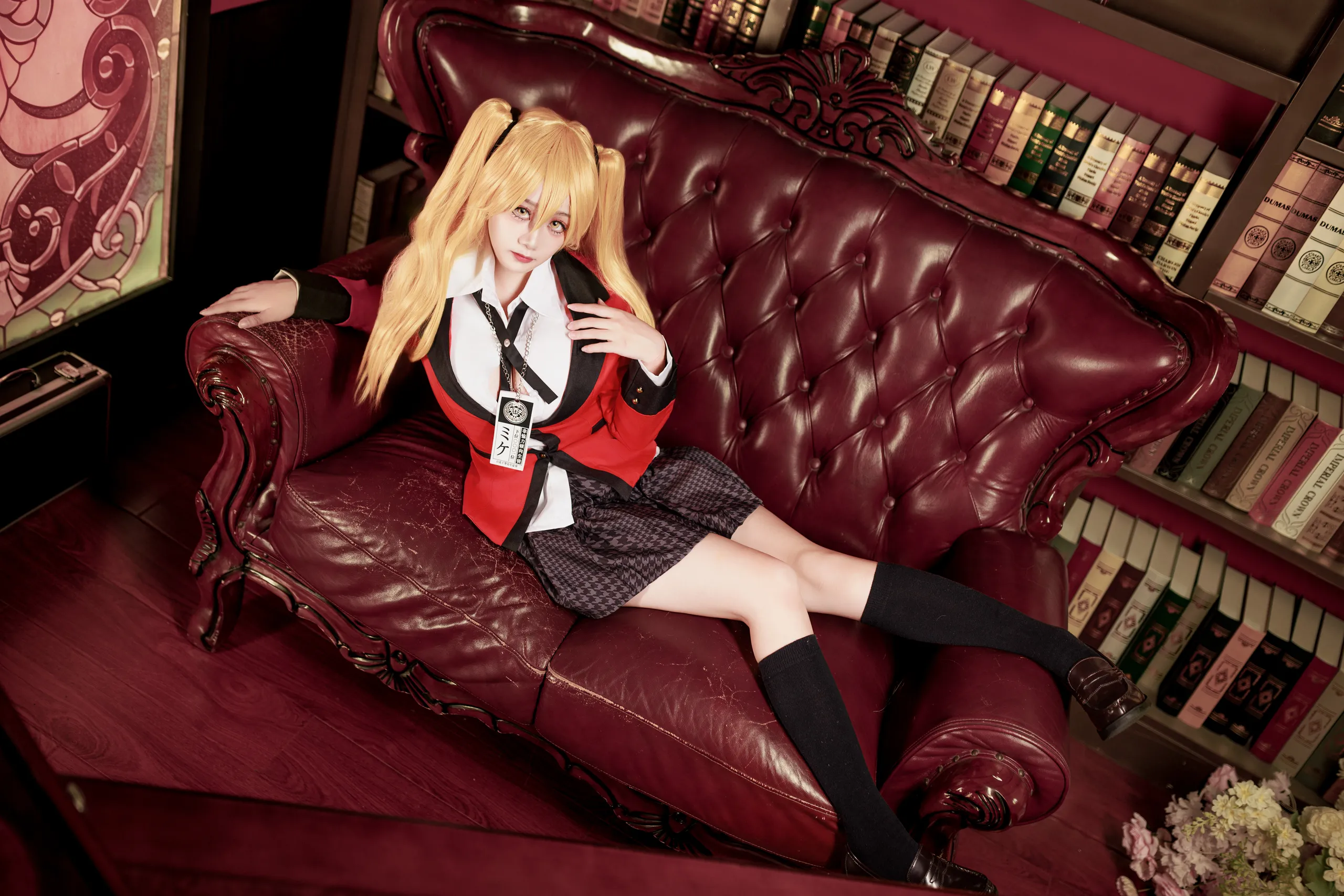Đọc truyện hentai Tuyển tập Albums siêu phẩm Cosplay - Chap 1109 - A Xuexue - Kakegurui Saotome Meiari Uniform