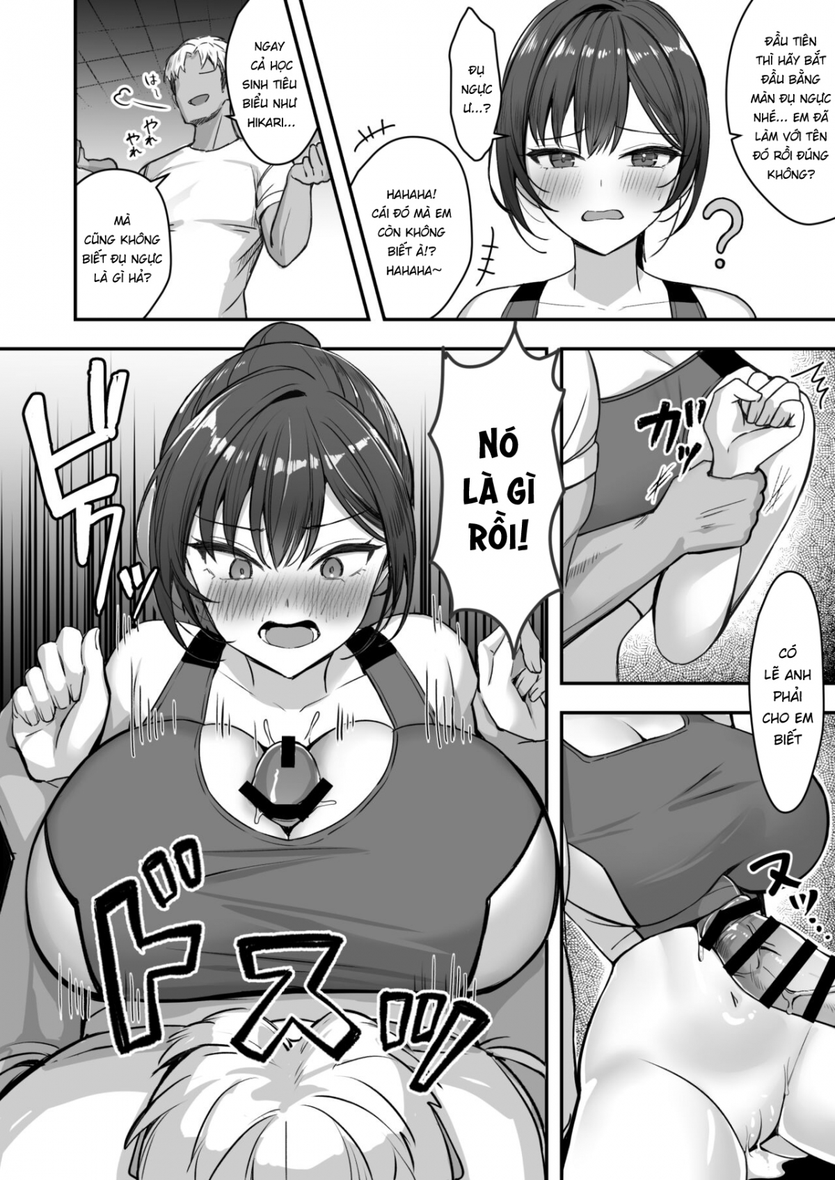 Đọc truyện hentai Không thể cưỡng lại được cô ấy là thành viên của đội điền kinh và có bộ ngực khủng - Oneshot