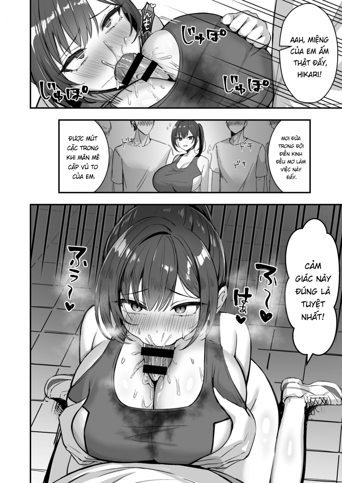 Đọc truyện hentai Không thể cưỡng lại được cô ấy là thành viên của đội điền kinh và có bộ ngực khủng - Oneshot