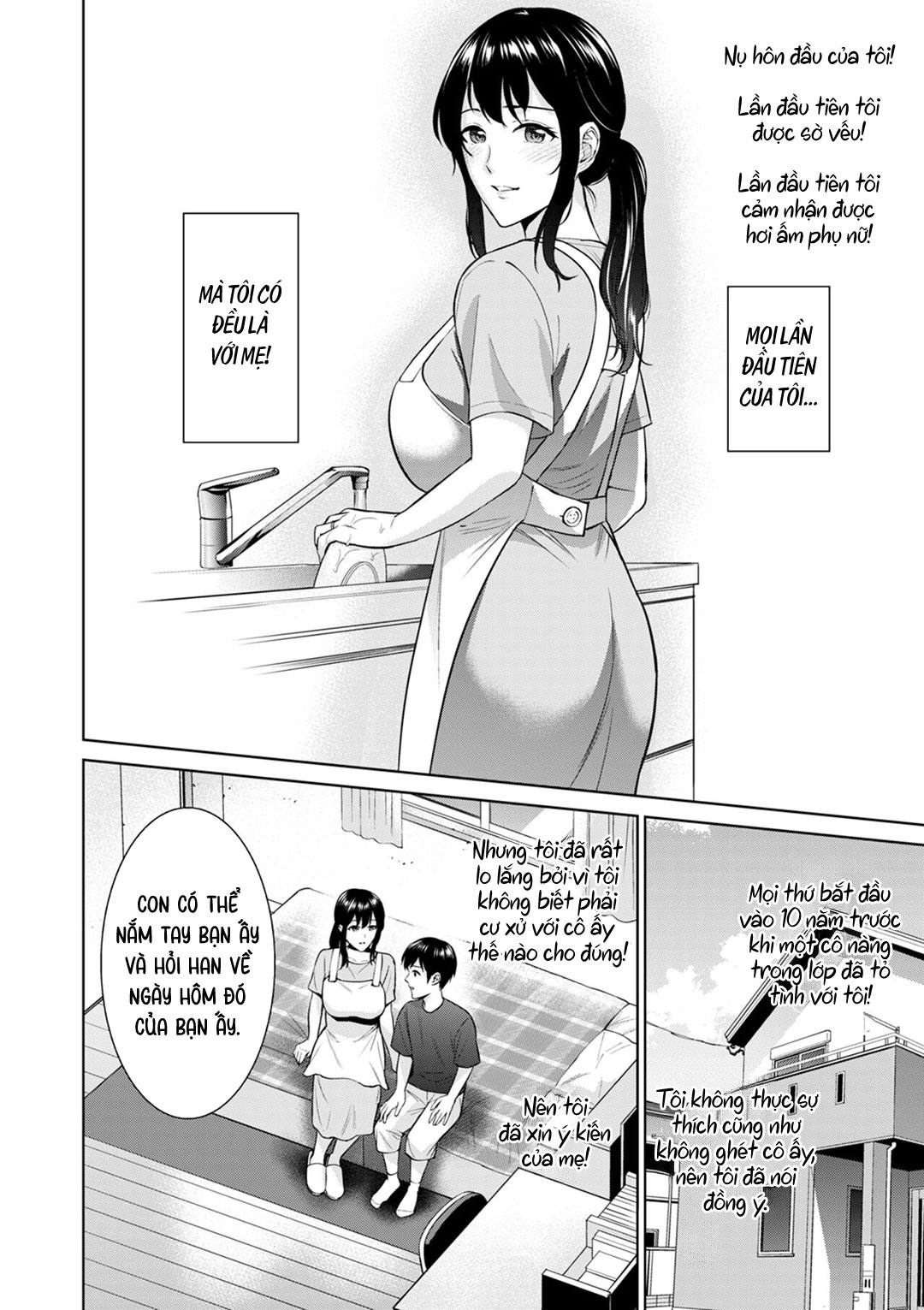 Đọc truyện hentai Lễ cưới bí mật với mẹ! - Oneshot