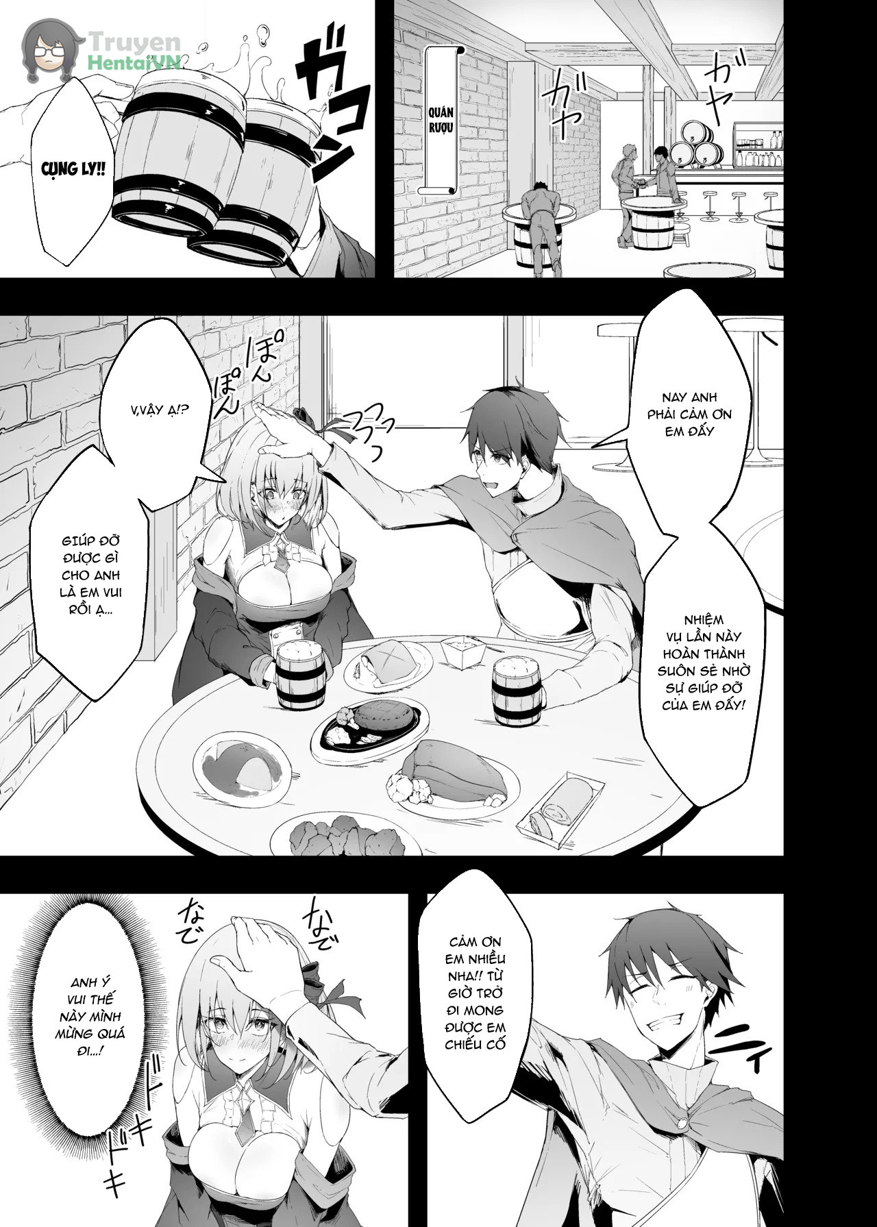 Đọc truyện hentai Yuusha no Kanojo wa NTR reru - Oneshot