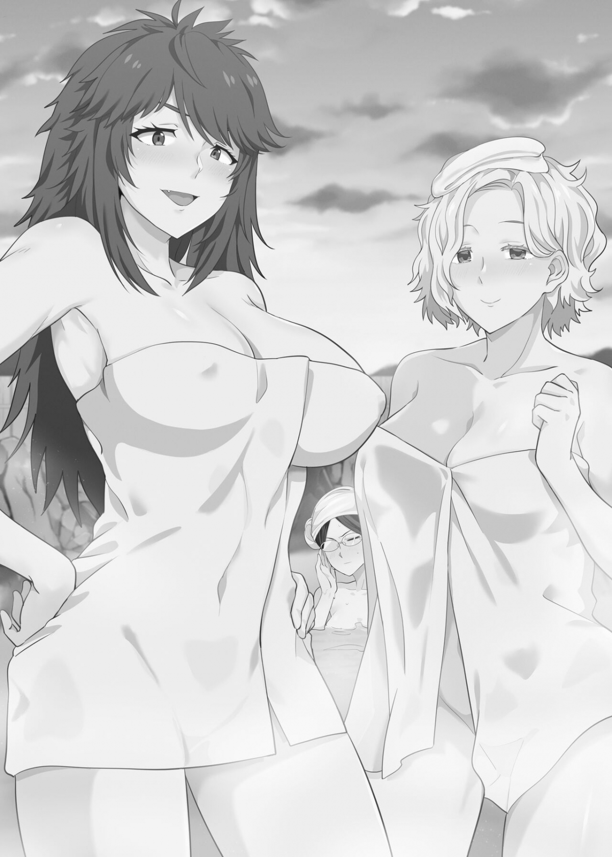 Đọc truyện hentai Tận hưởng suối nước nóng cùng mẹ Tomo và bạn bè cô ấy - Oneshot milf vó tu