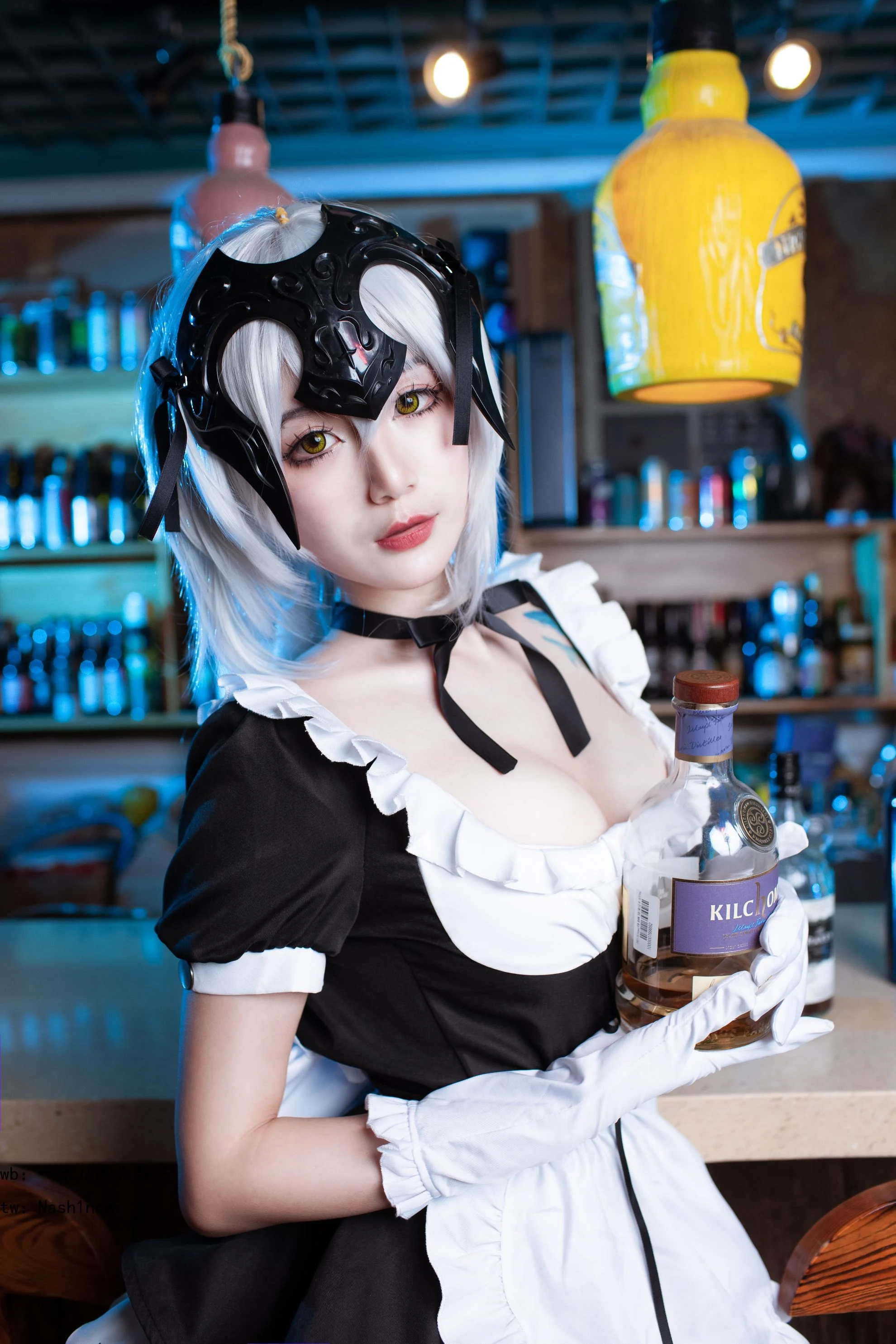 Đọc truyện hentai Tuyển tập Albums siêu phẩm Cosplay - Chap 908 - [Big pear of 1.8 meters] Black Virgin Maid