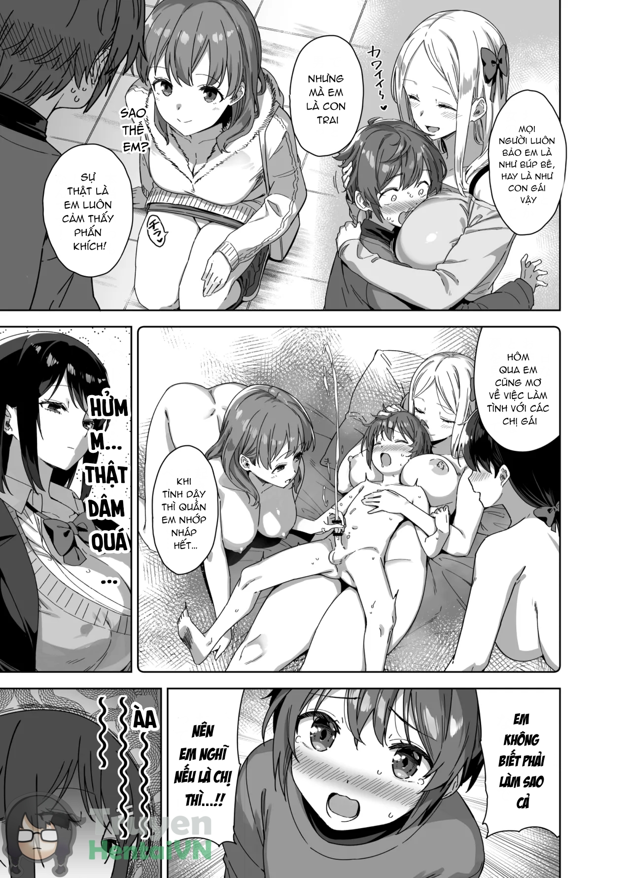 Đọc truyện hentai Boku Nerai no Ecchi na Dekkai Onee-san - Oneshot