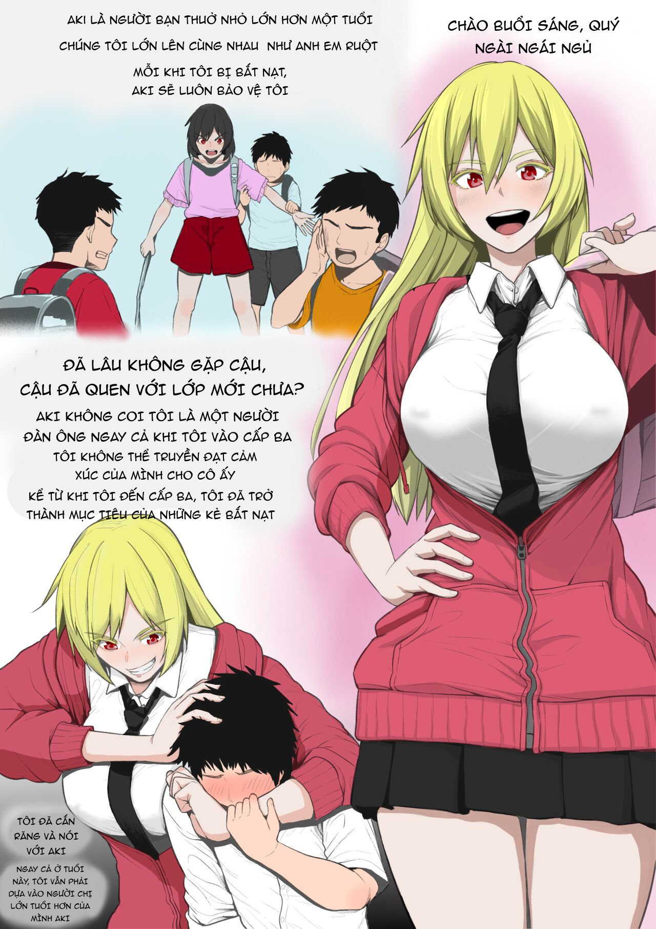 Đọc truyện hentai Older Sister Gets Her Ass Handed To Her By An Orahora-Type DQN and Falls In Love! - Oneshot