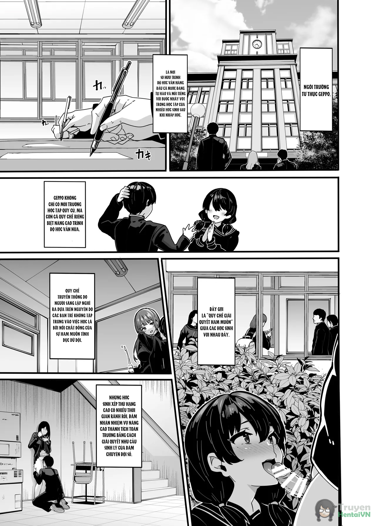 Đọc truyện hentai Shiroyama Karin no Shidou Seido 1 - Oneshot