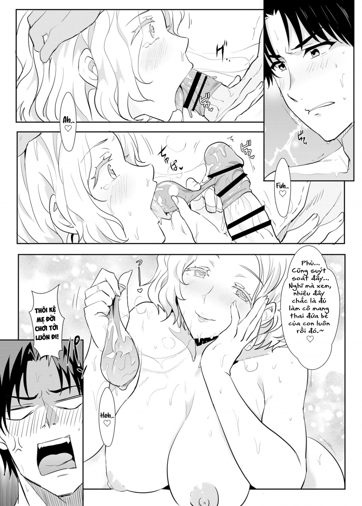 Đọc truyện hentai Tận hưởng suối nước nóng cùng mẹ Tomo và bạn bè cô ấy - Oneshot milf vó tu