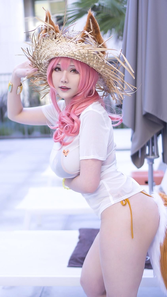 Đọc truyện hentai Tuyển tập Albums siêu phẩm Cosplay - Chap 1014 - Hana Bunny – Tamamo Bikini